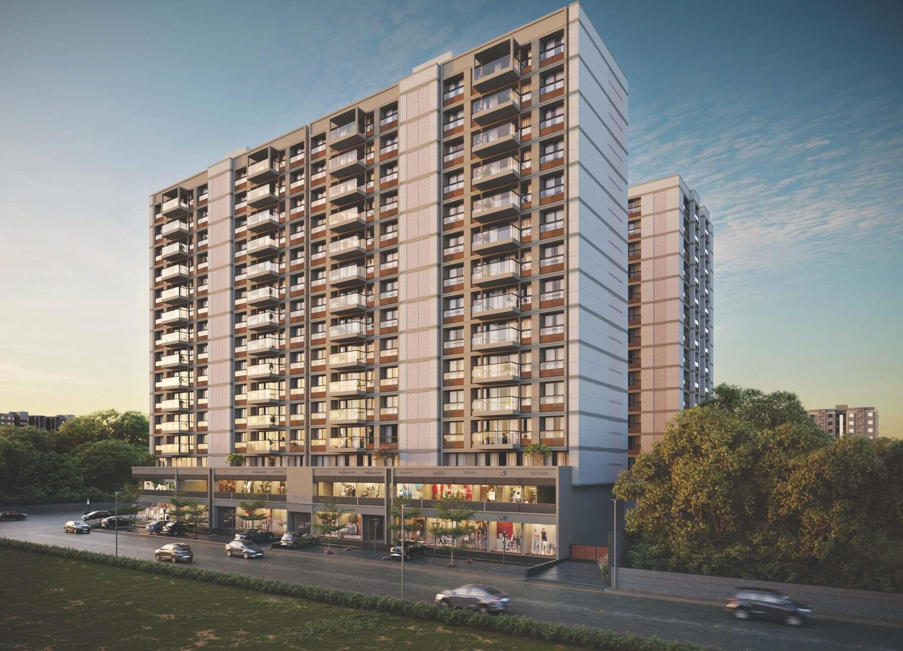 Rajshree Regalia - 3 BHK apartment for buy-new in Jagatpur, Ahmedabad - main view