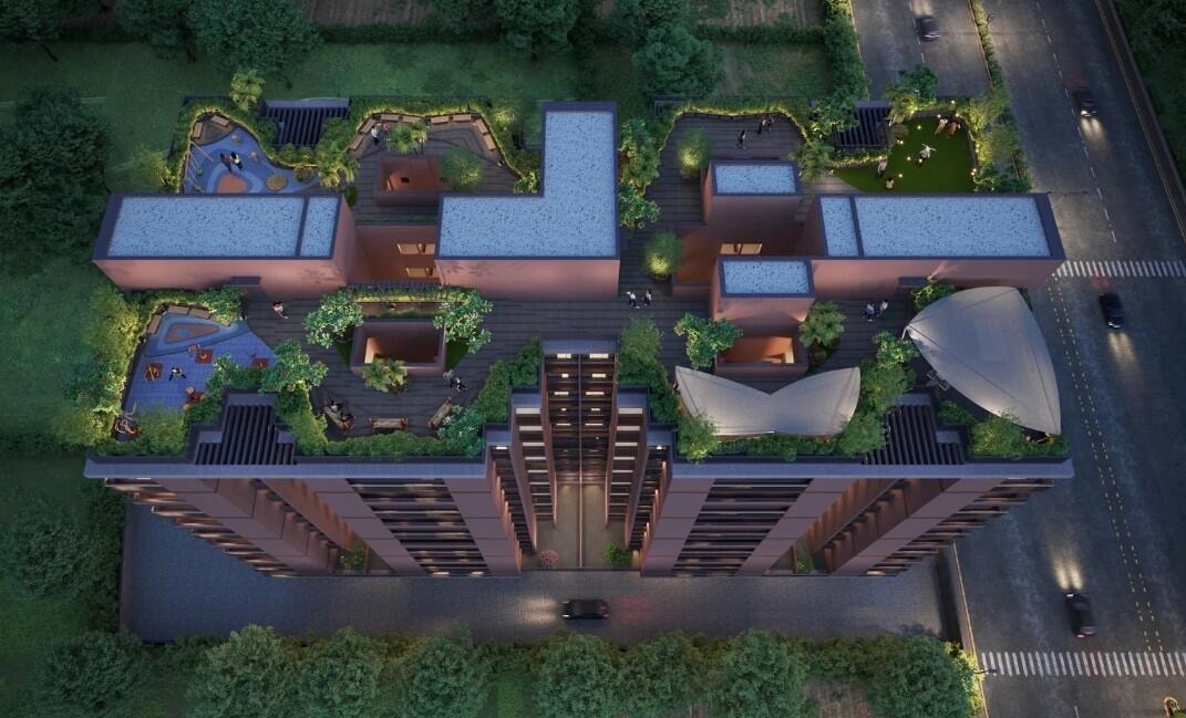 Sky Park By Parmeshwar - side view in Ahmedabad