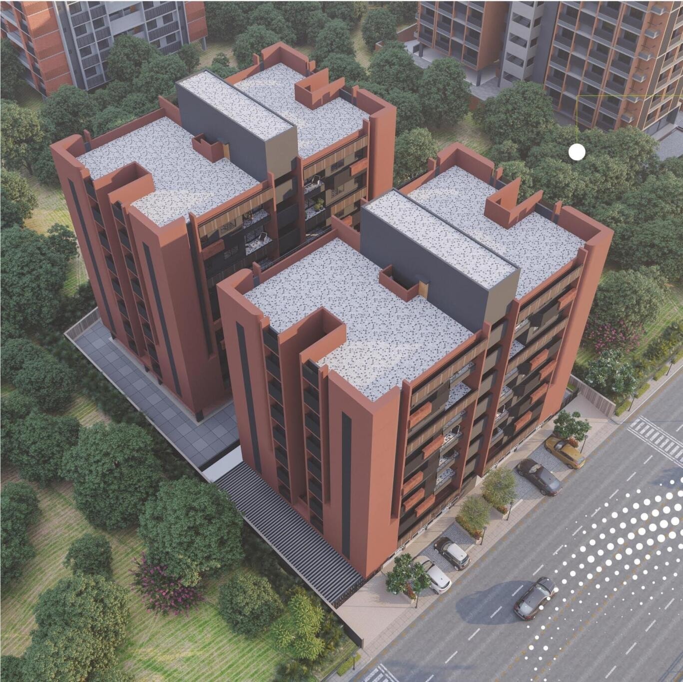 Maruti Shantam - 3 BHK apartment for buy-new in Chandkheda, Ahmedabad - main view