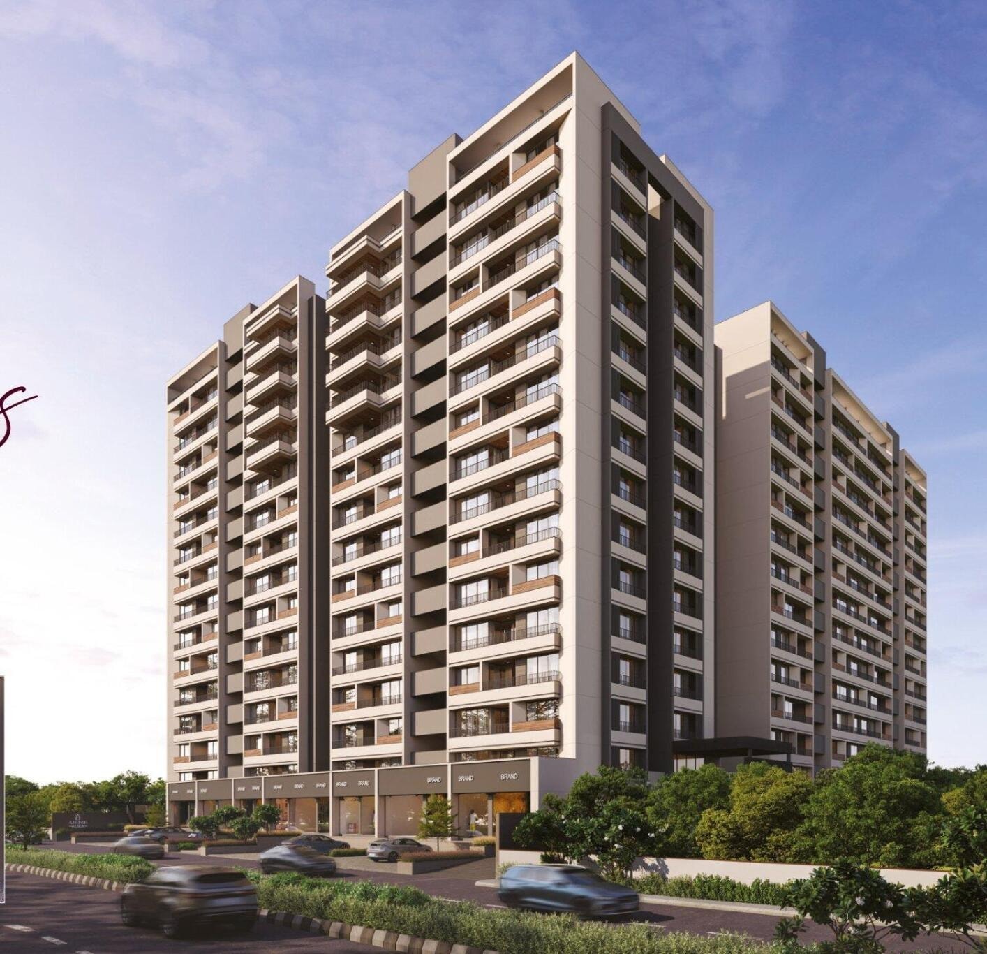 Shiv Aayansh Aura - 2 BHK apartment for buy-new in Zundal, Ahmedabad - main view