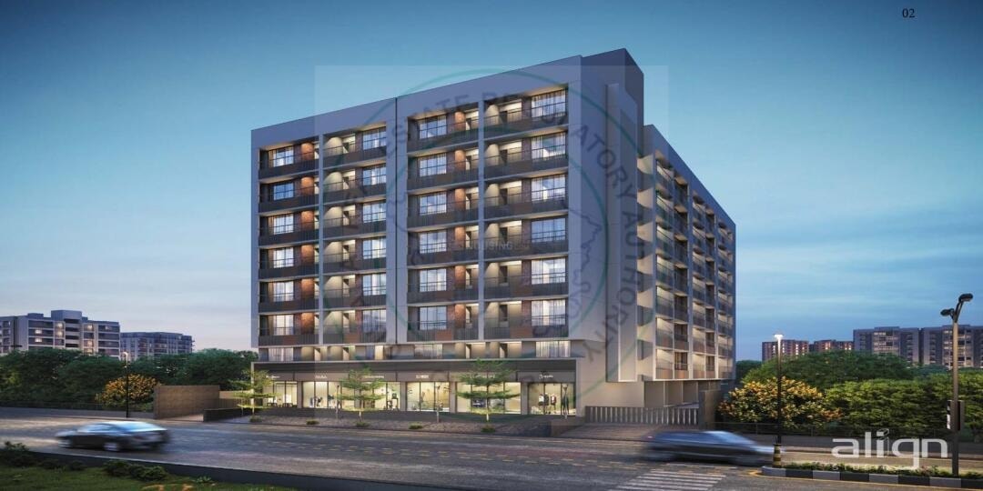 Armonia Divyam Aalaya - 1 BHK apartment for buy-new in Vaishnodevi Circle, Ahmedabad - main view