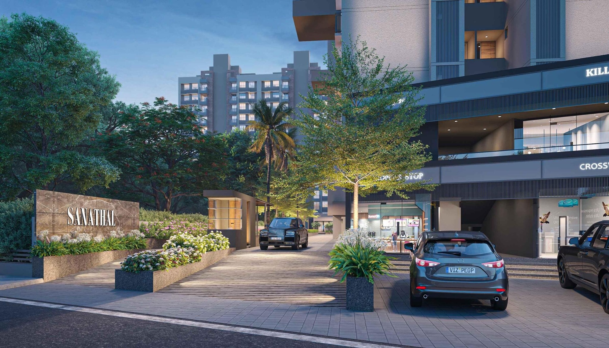 Elenza Shyam Vatika - 2 BHK apartment for buy-new in Sanathal, Ahmedabad - main view