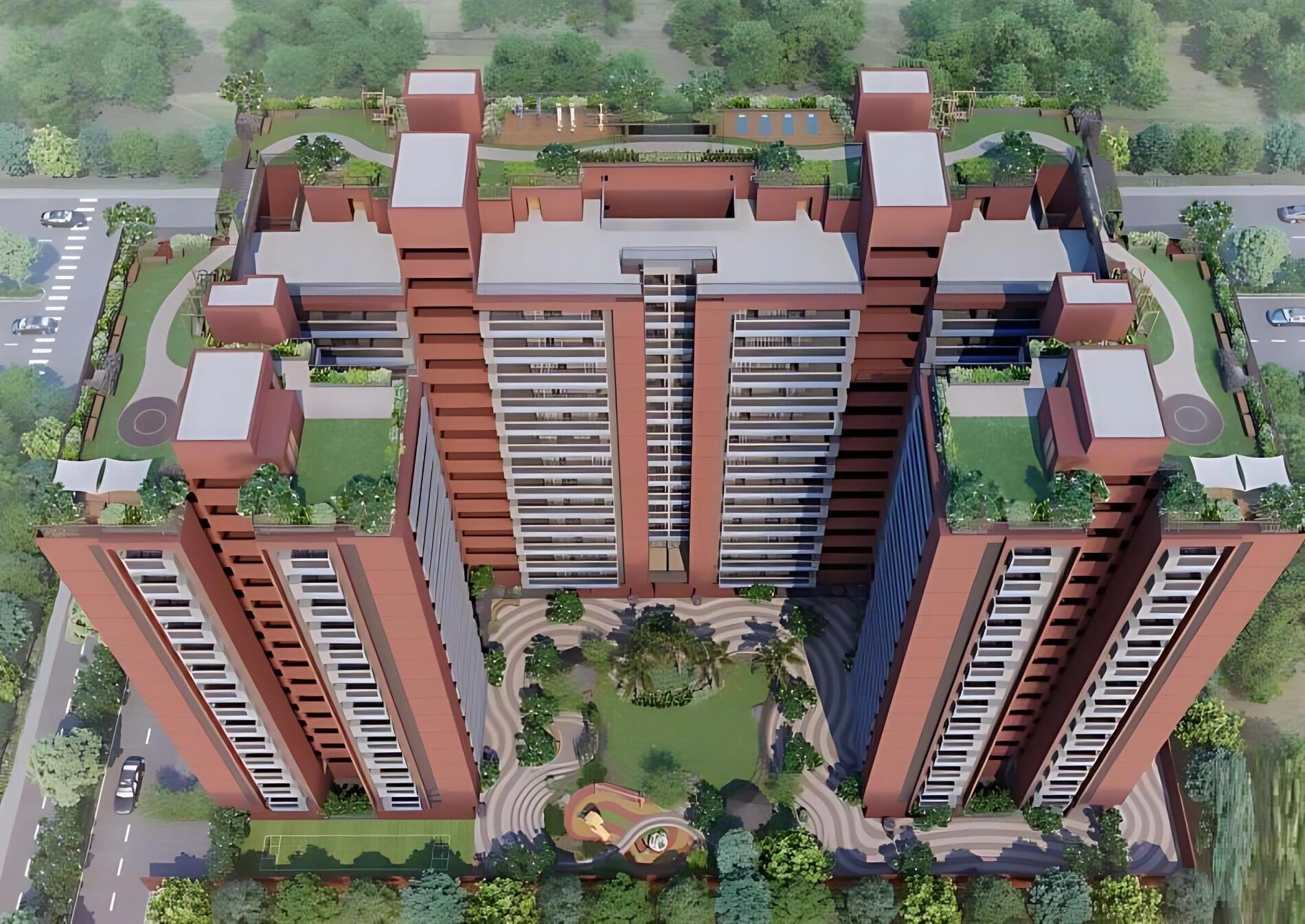 Vivaan Oliver - 3 BHK apartment for buy-new in Zundal, Ahmedabad - main view