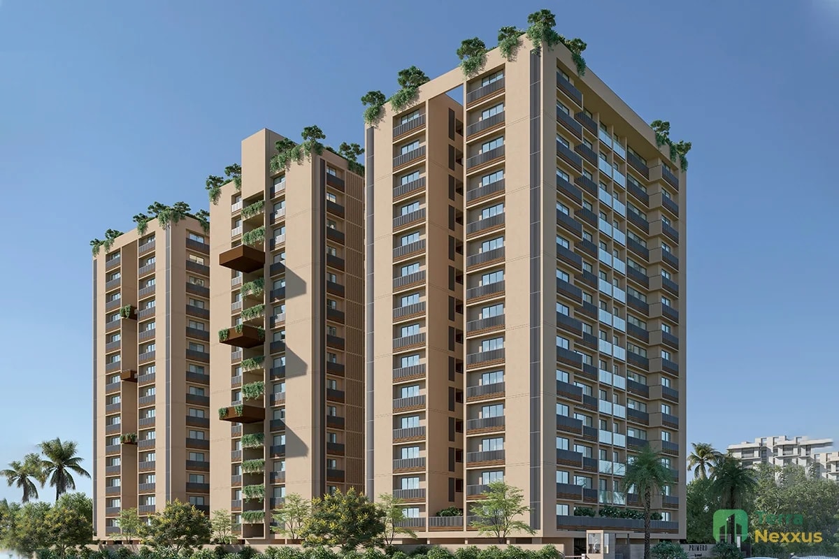3 BHK Apartment in Sampad Primero, Motera, Ahmedabad - side view in Ahmedabad