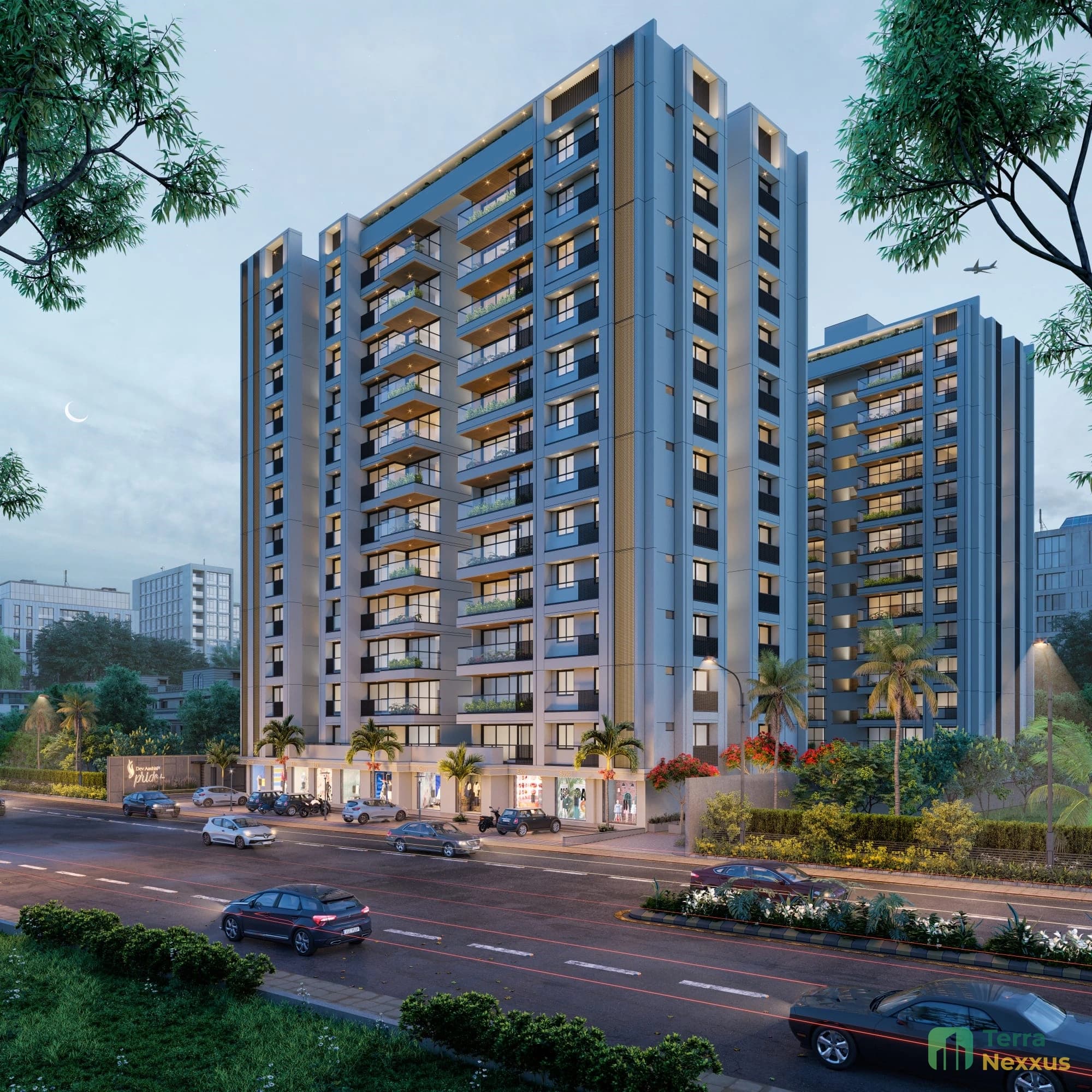 3 BHK Apartment in Dev Aashish Pride Plus, Hanspura, Ahmedabad
