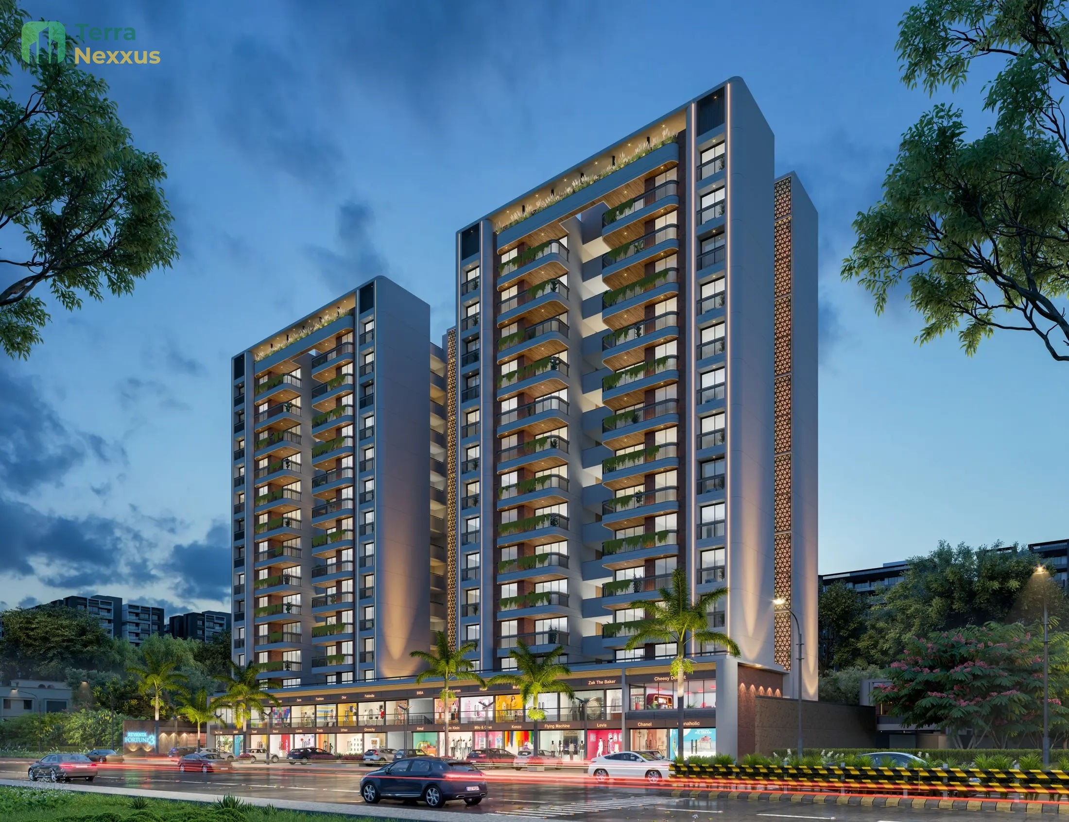 3 BHK Apartment in Revanta Fortune 3, Kudasan, Gandhinagar - 3 BHK apartment for buy-new in Kudasan, Gandhinagar - main view