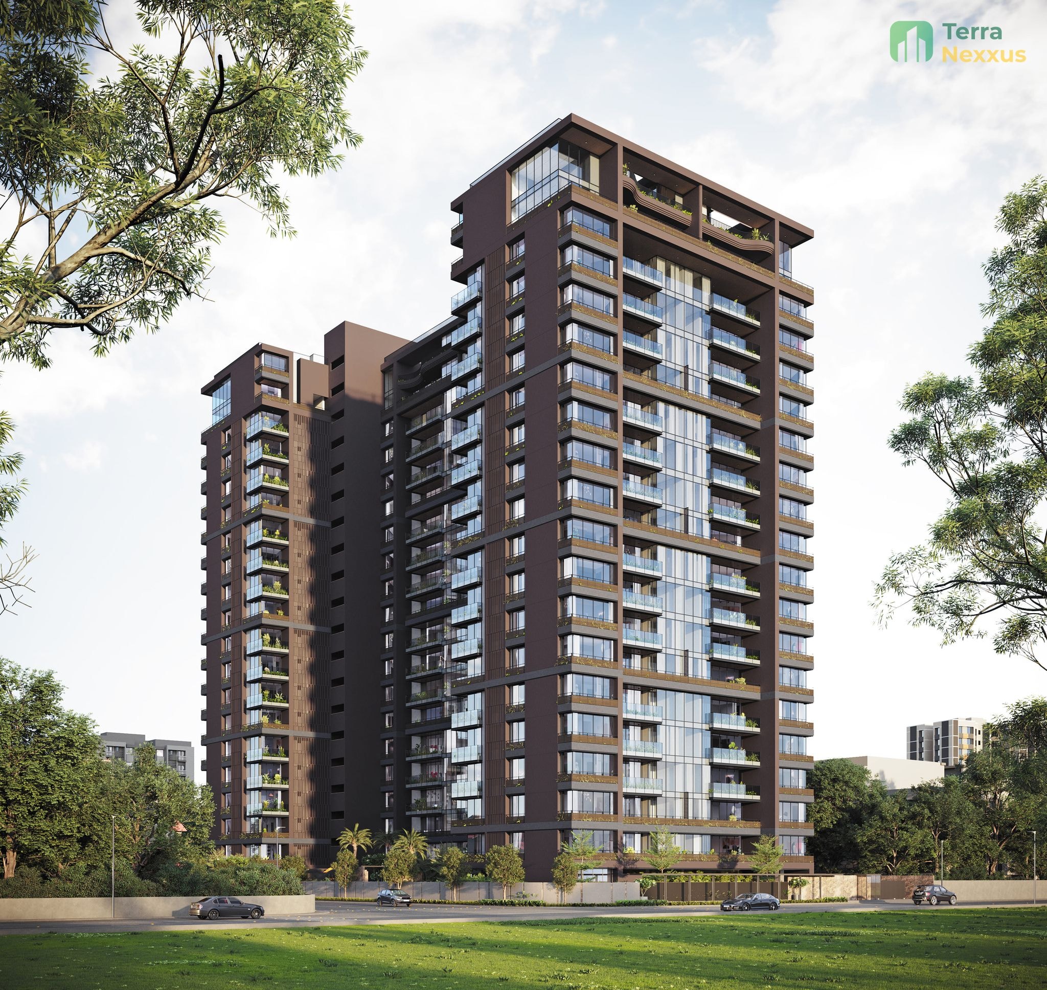 4 BHK Apartment in Aaron Elinor 108, Thaltej, Ahmedabad - exterior view in Ahmedabad