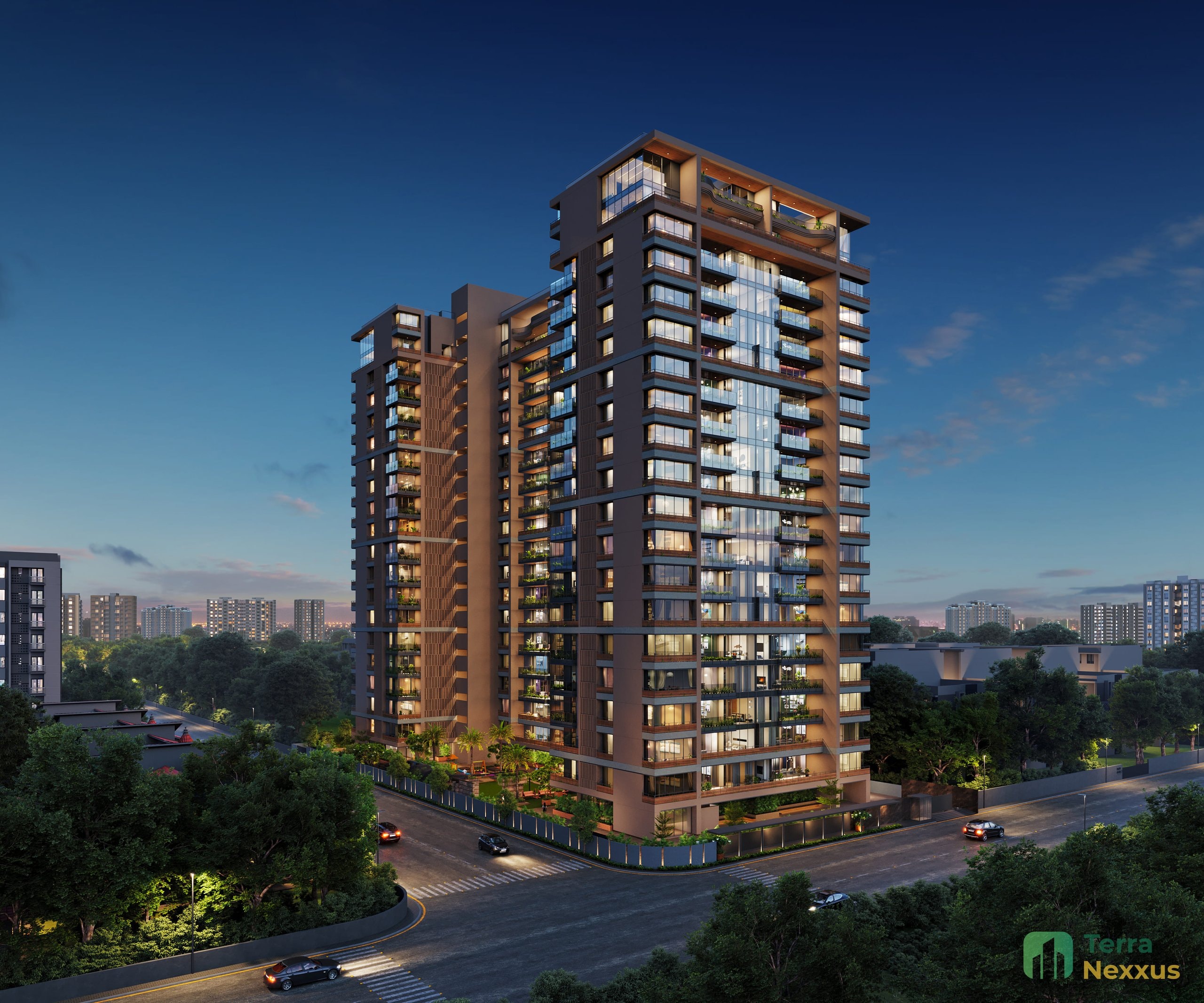 4 BHK Apartment in Aaron Elinor 108, Thaltej, Ahmedabad - detail view in Ahmedabad