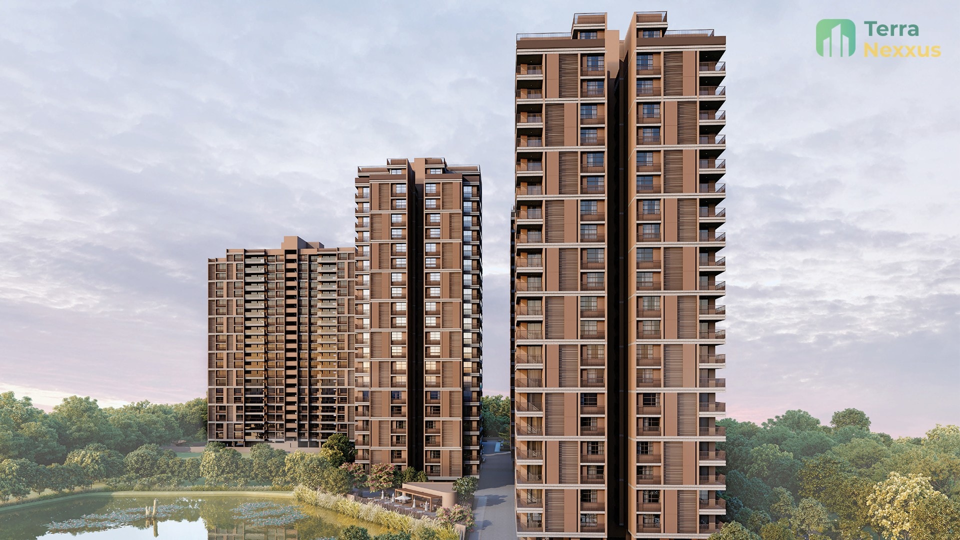 4 BHK Apartment in Aranyam, Shilaj, Ahmedabad - side view in Ahmedabad