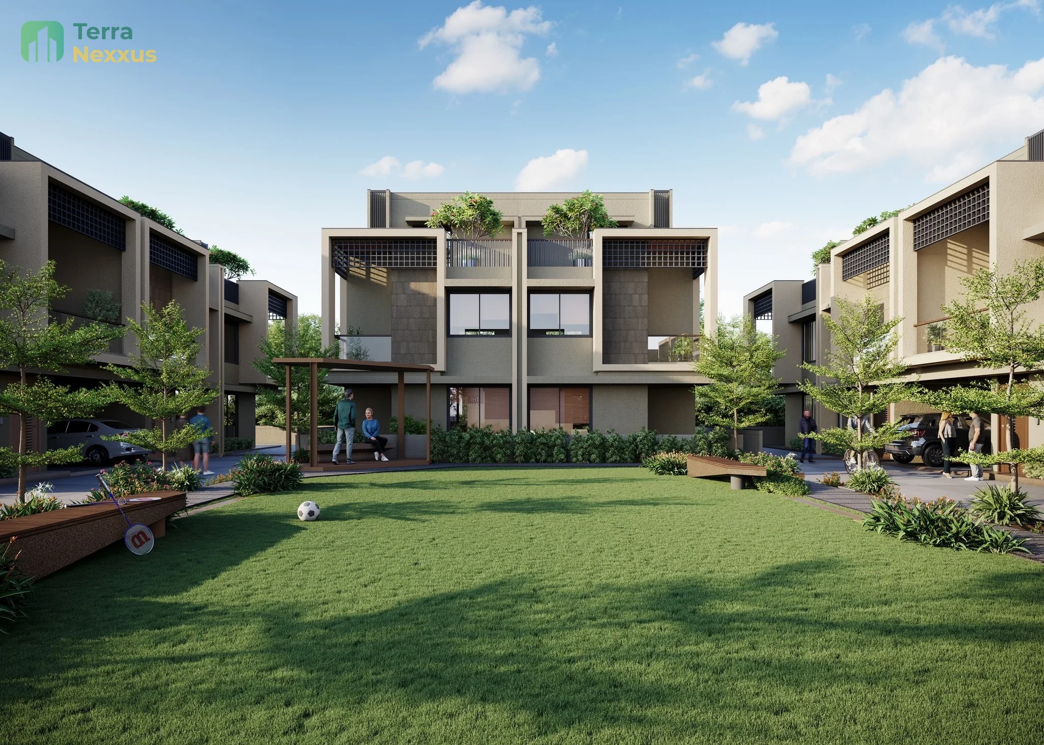 4 BHK Villa in Eklingji Homes, Sanand, Ahmedabad - 4 BHK villa for buy-new in Sanand, Ahmedabad - main view