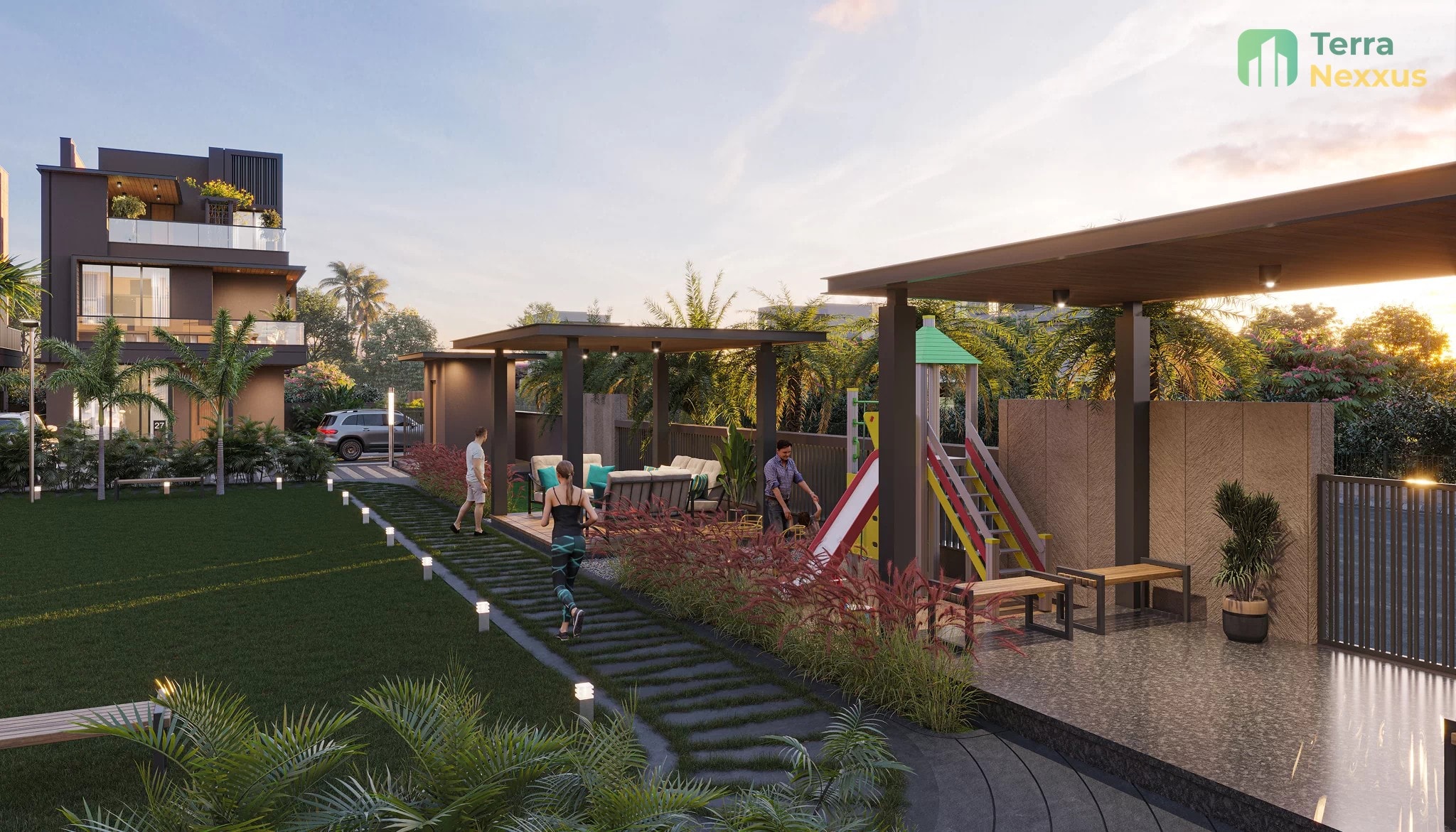 4 BHK Villa in Swara Elanzza, Sargasan, Gandhinagar - 4 BHK villa for buy-new in Sargasan, Gandhinagar - main view