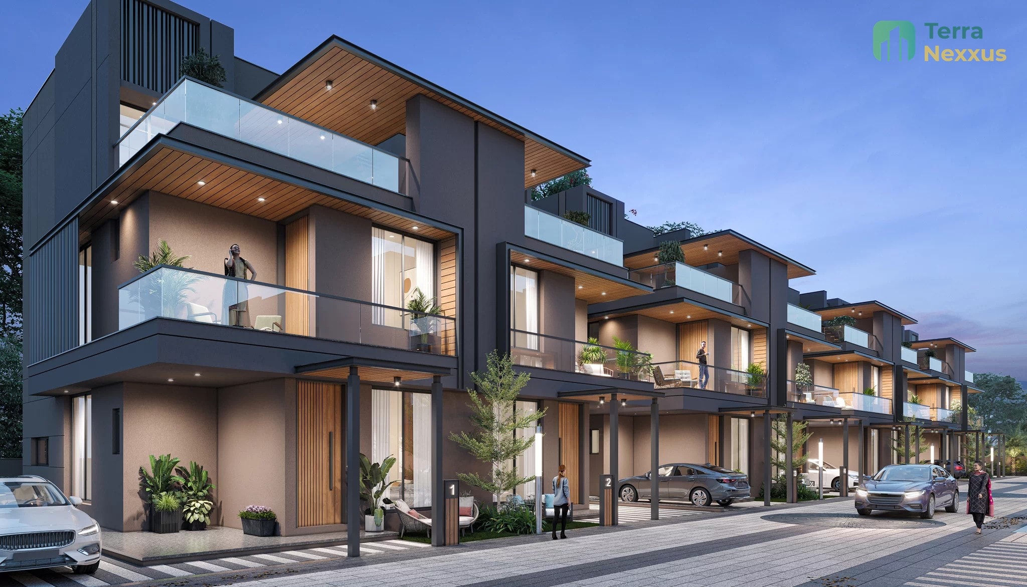 4 BHK Villa in Swara Elanzza, Sargasan, Gandhinagar - side view in Gandhinagar