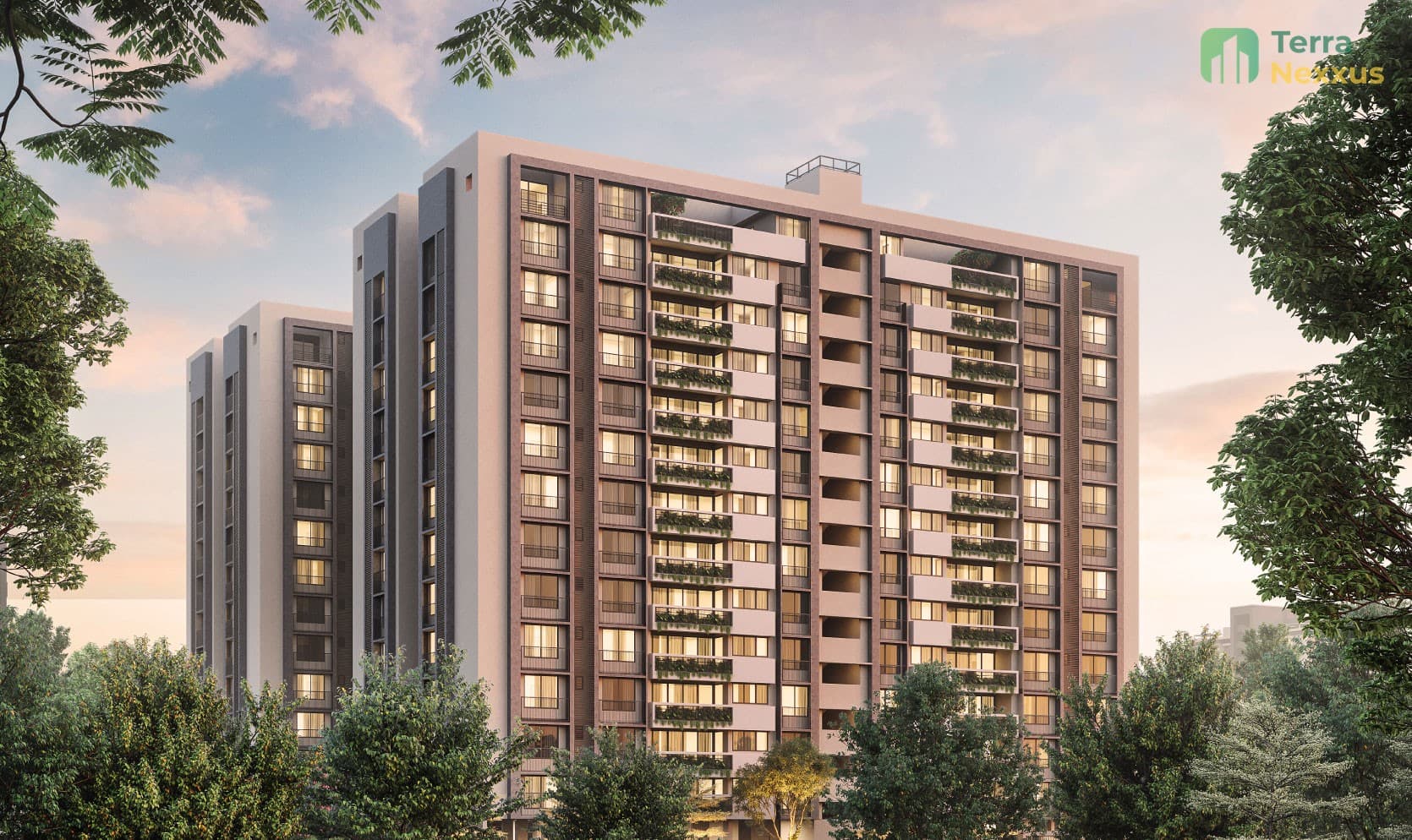 5 BHK Apartment New Project in Godhavi, Ahmedabad - 5 BHK Apartment in Skydeck Serene, Godhavi, Ahmedabad
