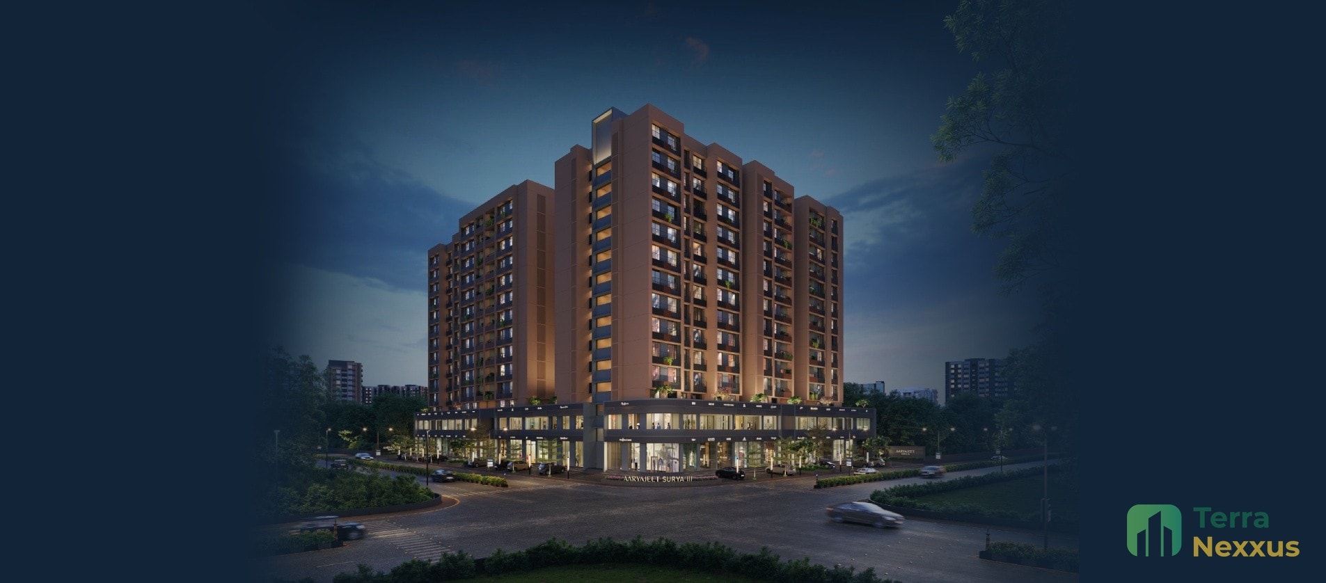 Shop in Aaryajeet Surya 3, Naranpura, Ahmedabad - exterior view in Ahmedabad