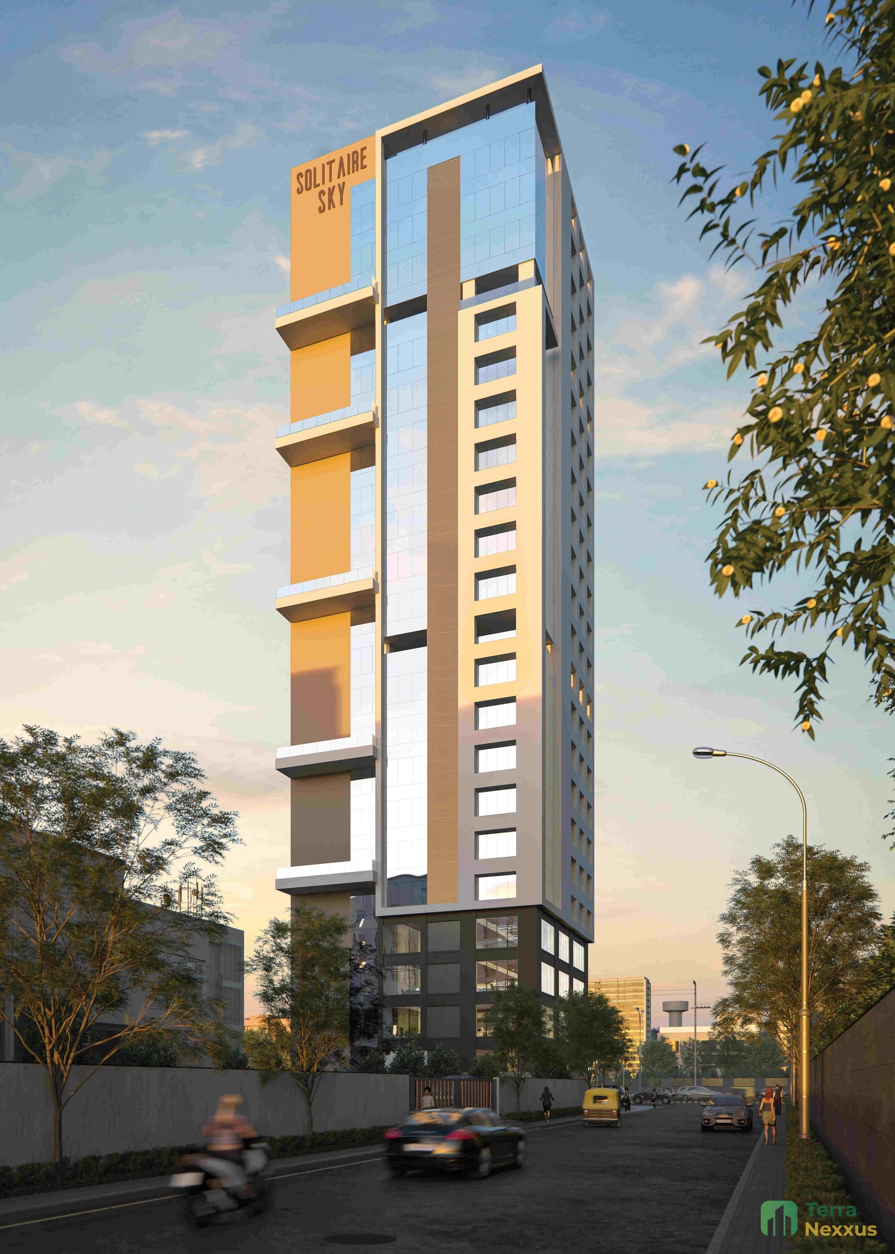 3 BHK Apartment in Aashka Aatman, Vastrapur, Ahmedabad - side view in Ahmedabad