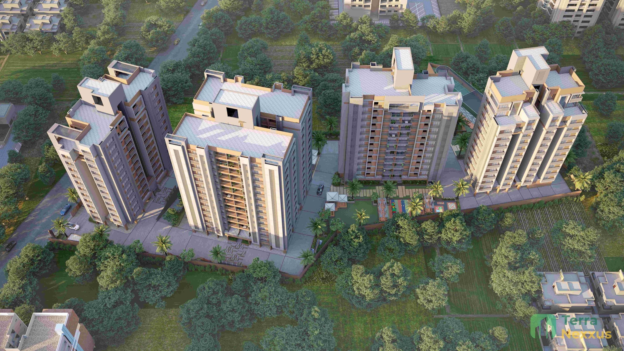3 BHK Apartment in Akira 45, Sarkhej, Ahmedabad - 3 BHK apartment for buy-new in Sarkhej, Ahmedabad - main view
