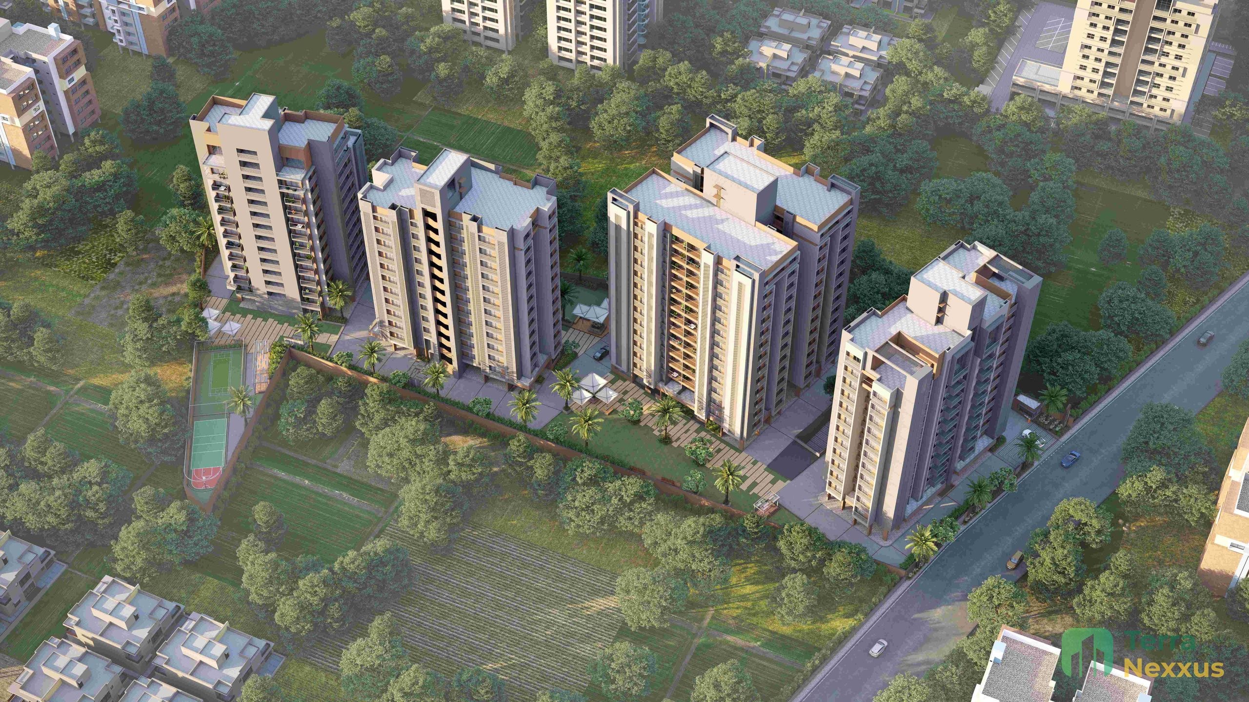 3 BHK Apartment in Akira 45, Sarkhej, Ahmedabad - exterior view in Ahmedabad