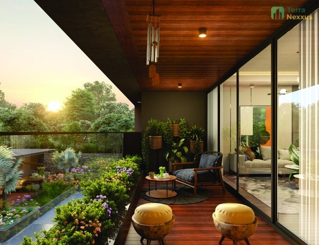 3 BHK Apartment in Dev Aamrakunj Platinum, Chandkheda, Ahmedabad - side view in Ahmedabad