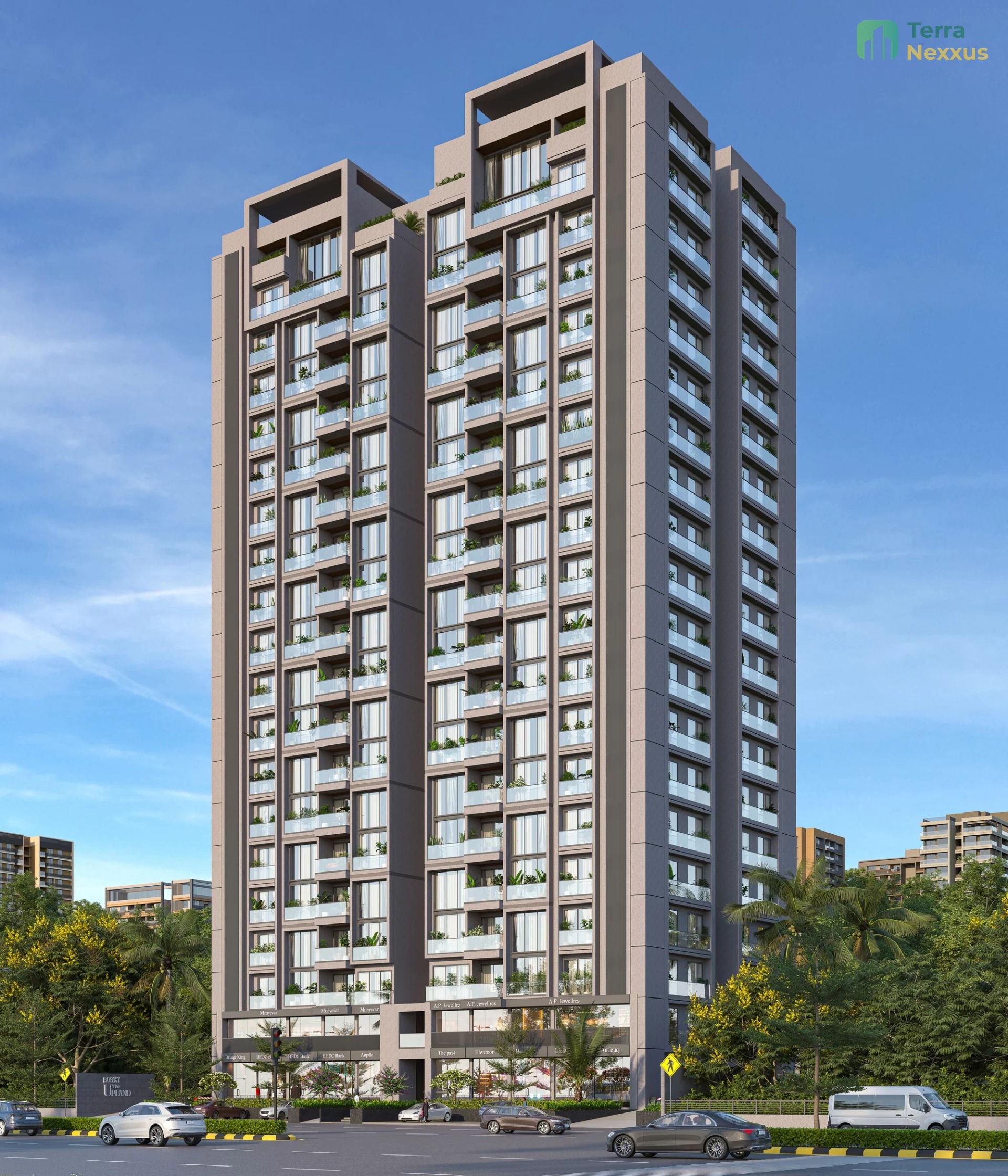 3 BHK Apartment in Bosky The Upland, Kudasan, Gandhinagar - exterior view in Gandhinagar