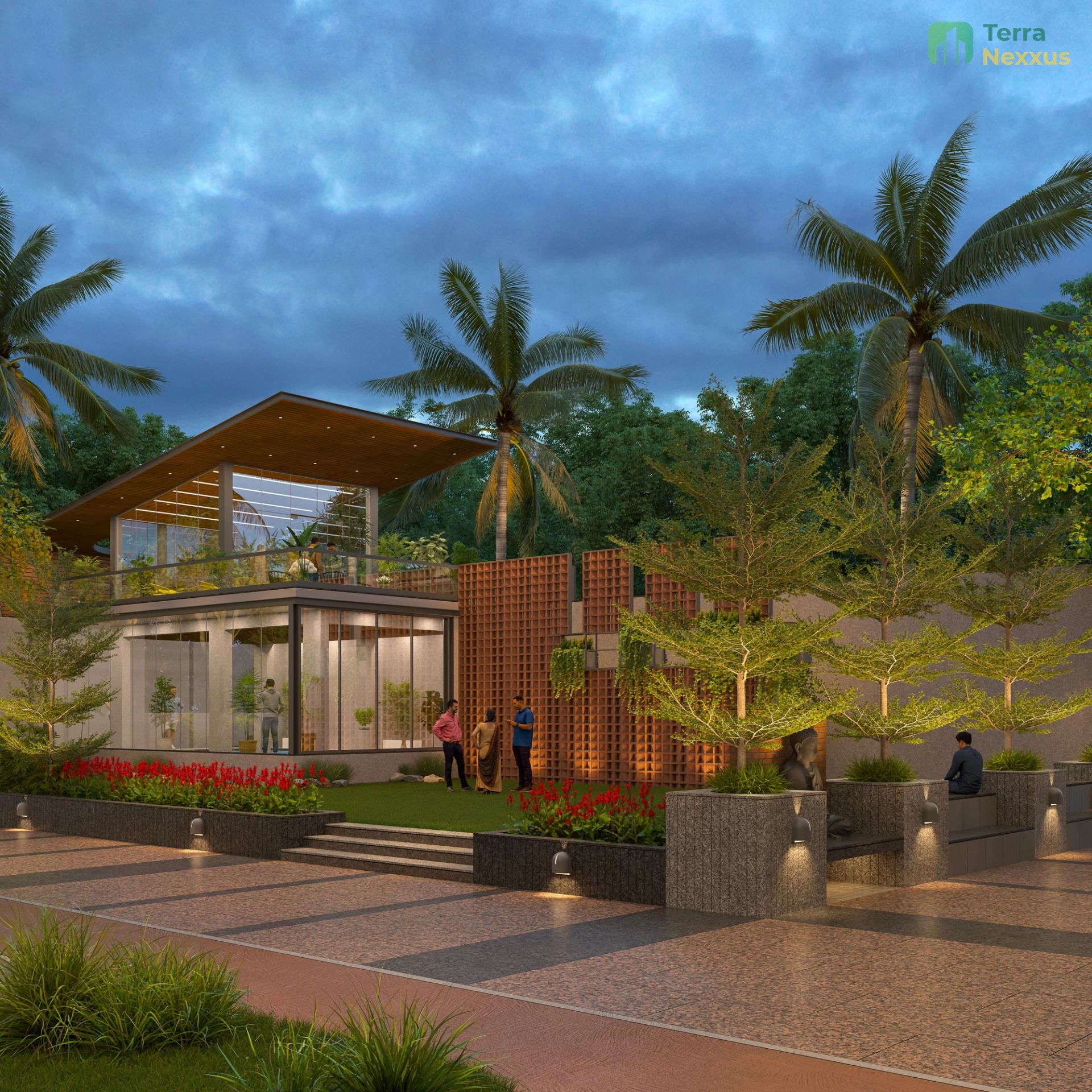 3 BHK Apartment in Bosky The Upland, Kudasan, Gandhinagar - side view in Gandhinagar