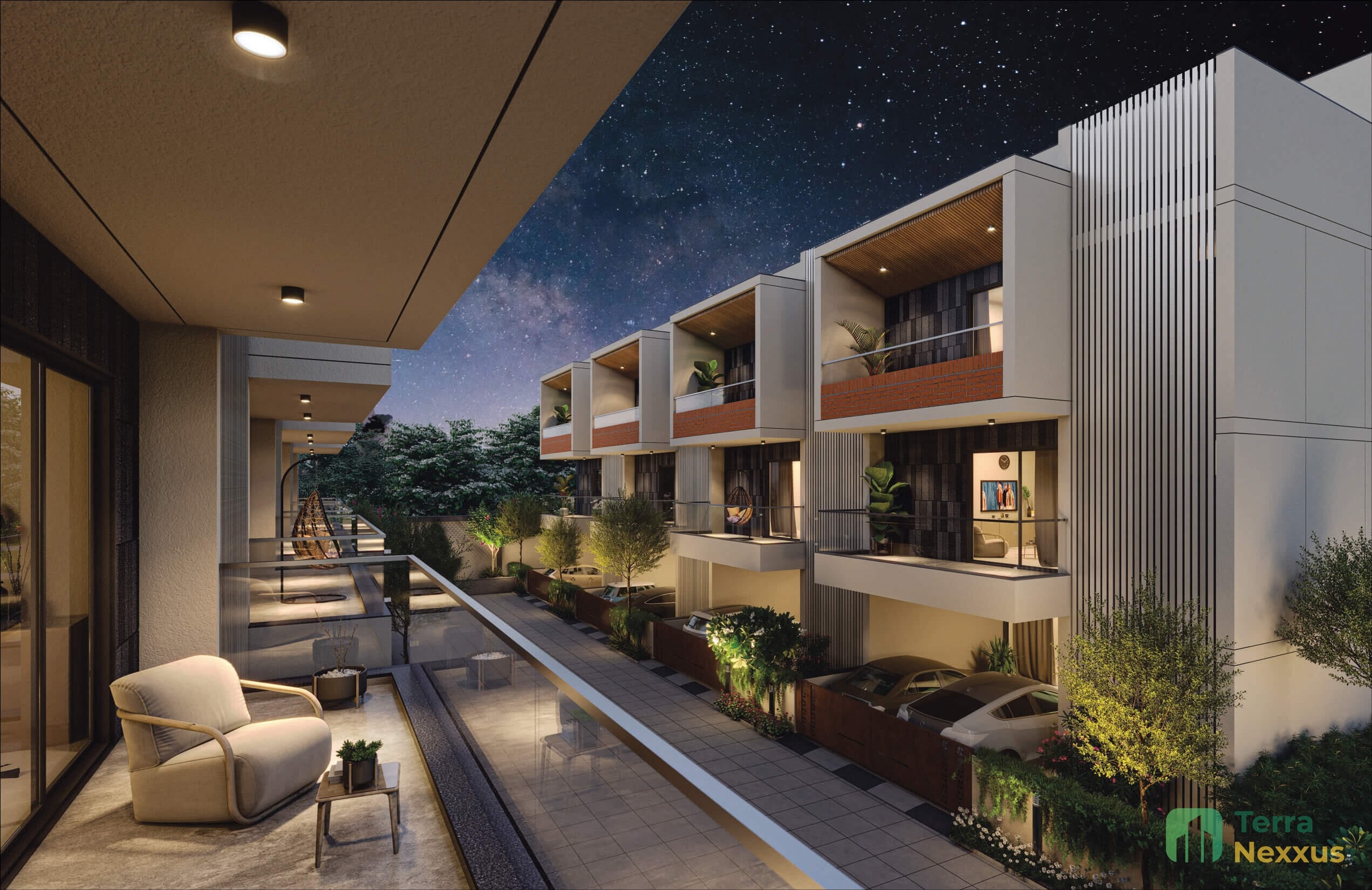 4 BHK Apartment in Aura Nine, Juhapura, Ahmedabad - 4 BHK apartment for buy-new in Juhapura, Ahmedabad - main view