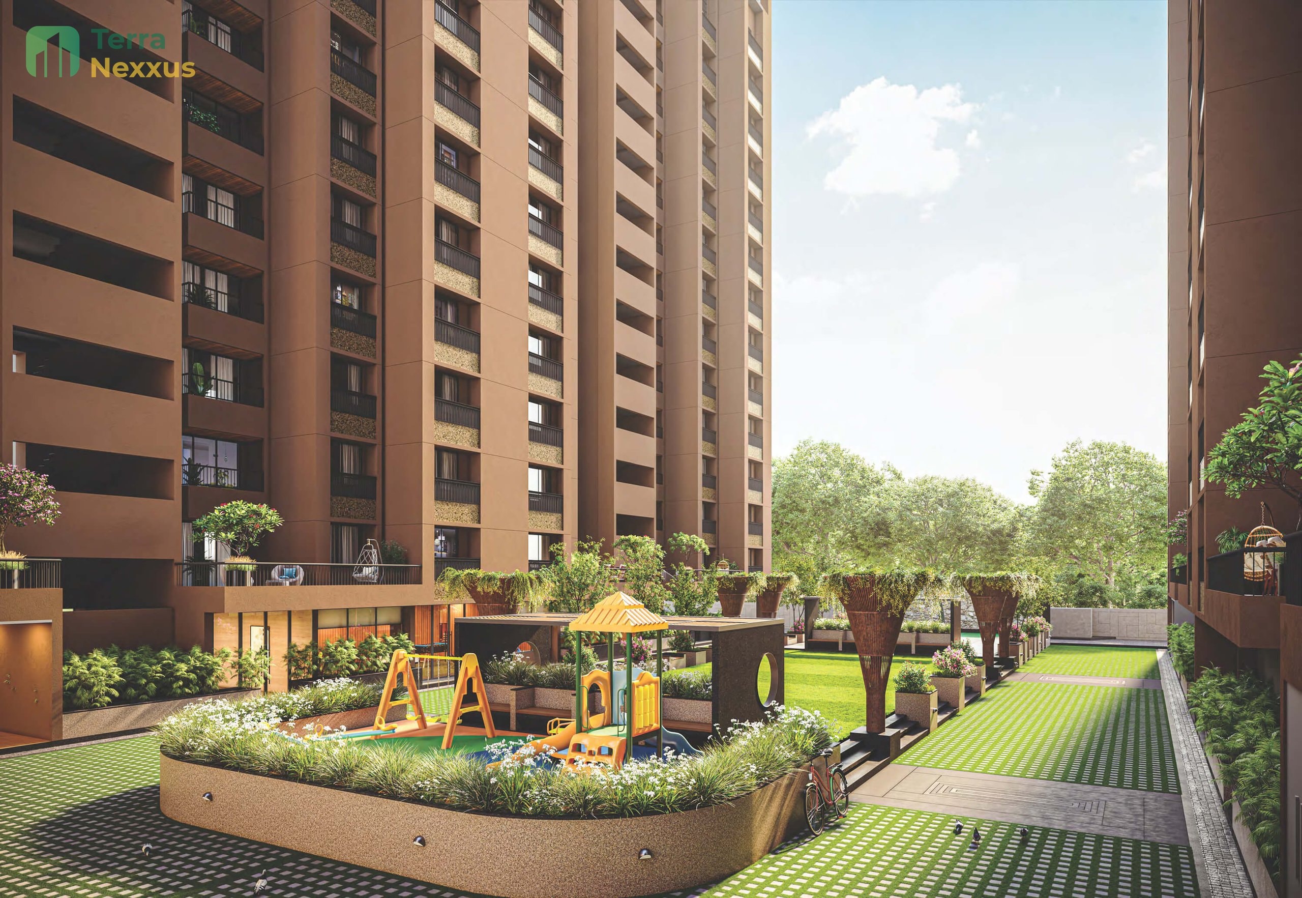 Shop in Celestial Garden Living, Shilaj, Ahmedabad - side view in Ahmedabad