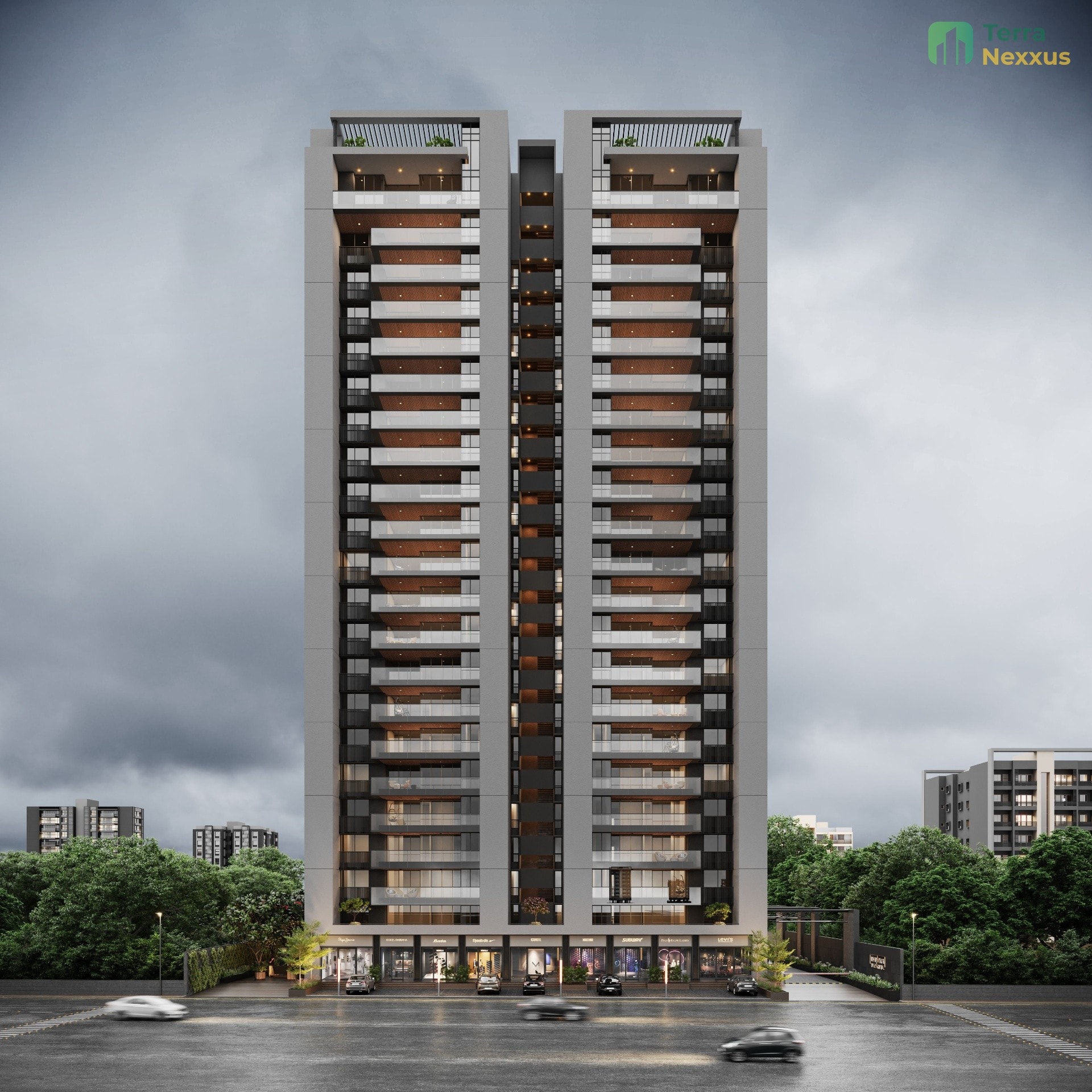4 BHK Apartment in Anantara Alpines, Thaltej, Ahmedabad - 4 BHK apartment for buy-new in Thaltej, Ahmedabad - main view