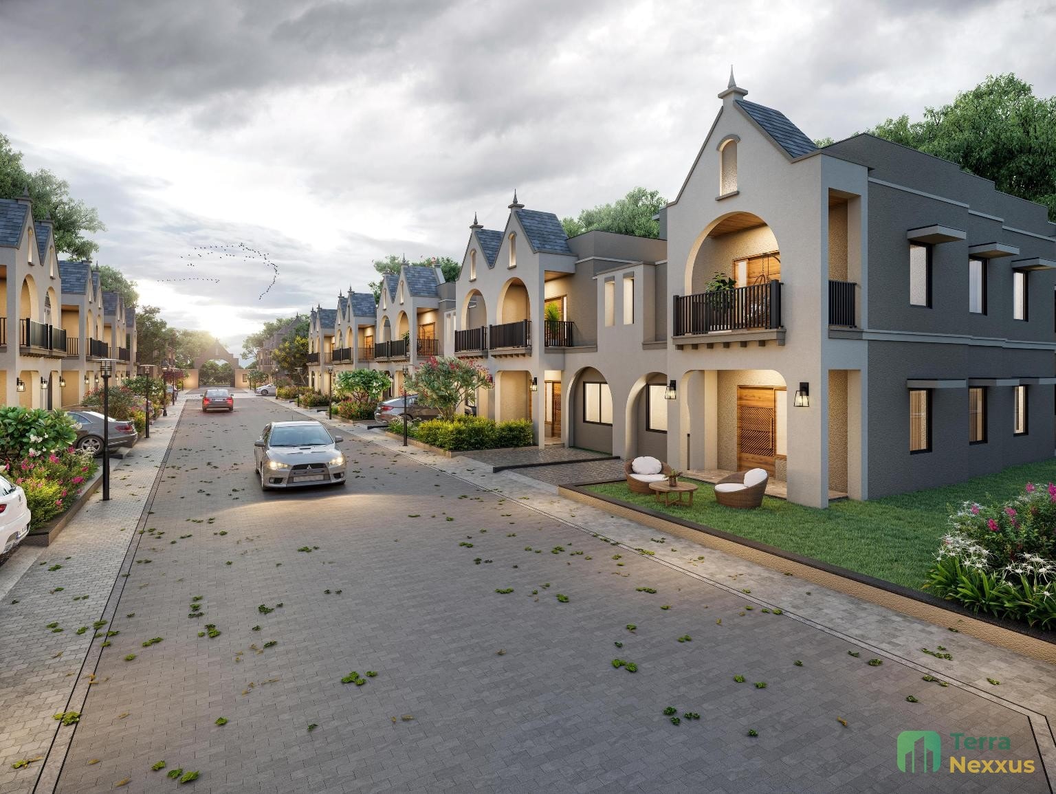 4 BHK Villa in Aroma Exotica, Vinzol, Ahmedabad - 4 BHK villa for buy-new in Vinzol, Ahmedabad - main view