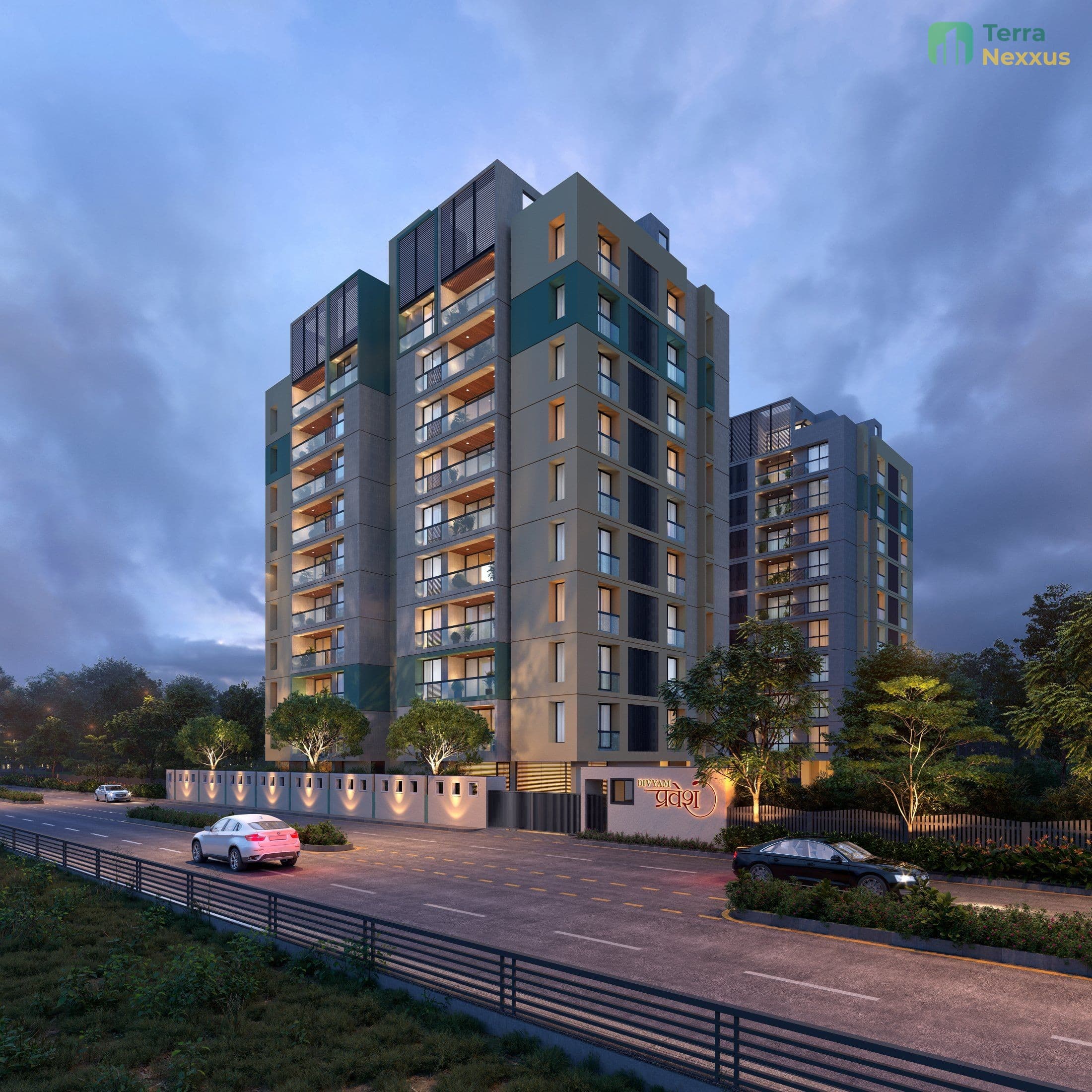 4 BHK Apartment in Divyam Pravesh, Sargasan, Gandhinagar