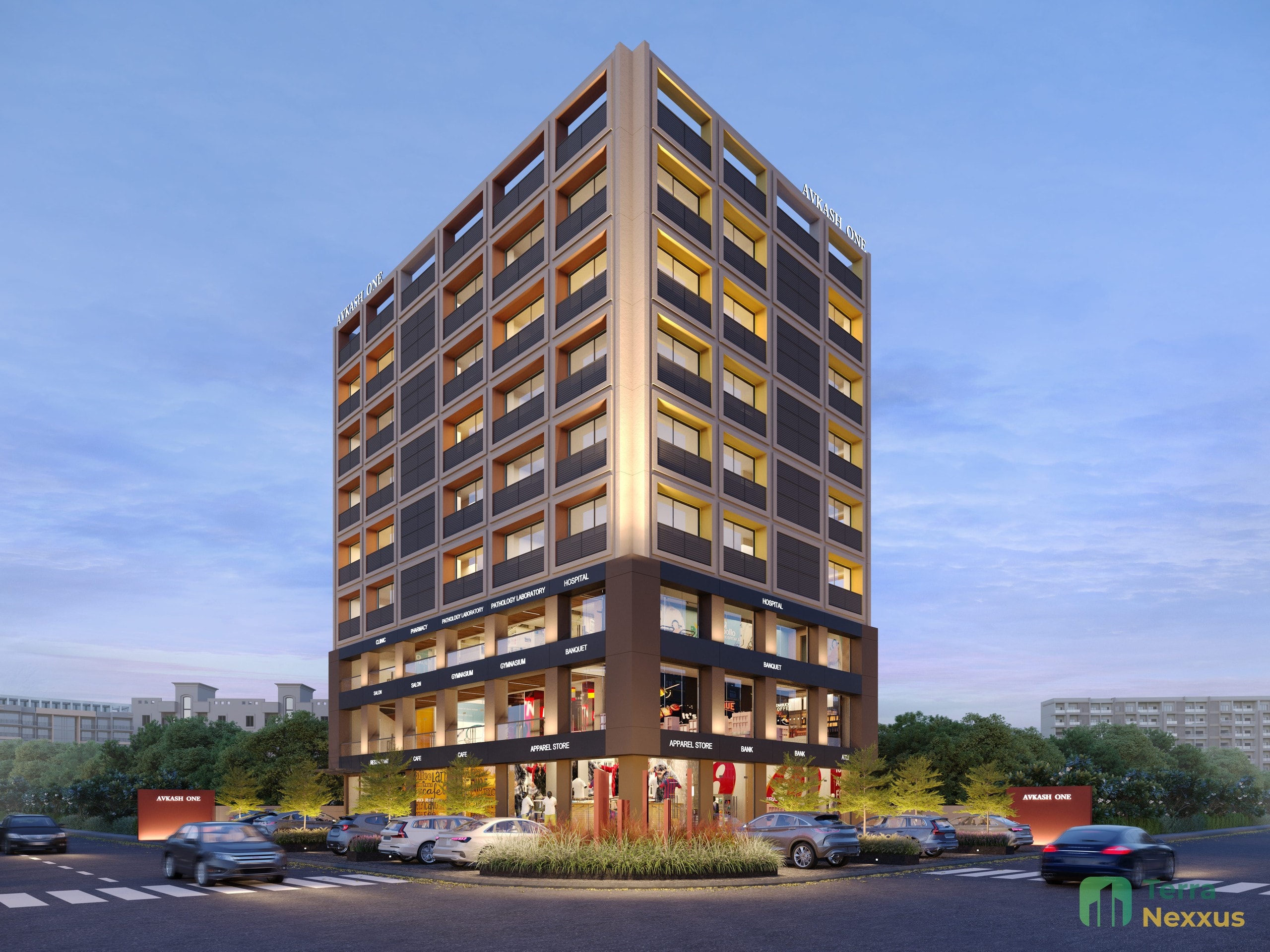 Office Space in Avkash One, Raysan, Gandhinagar - office-space for buy-new in Raysan, Gandhinagar - main view