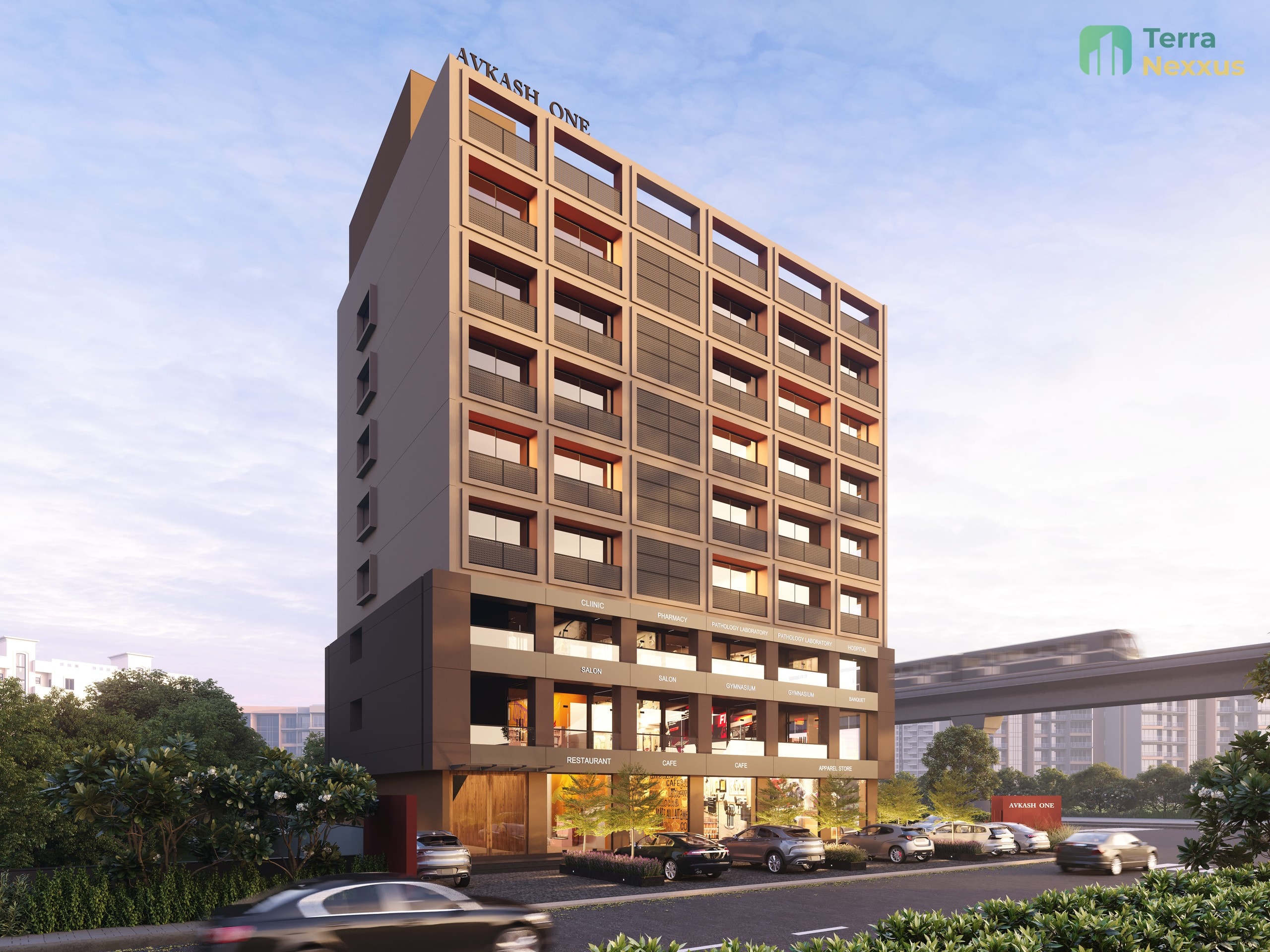 Office Space in Avkash One, Raysan, Gandhinagar - exterior view in Gandhinagar