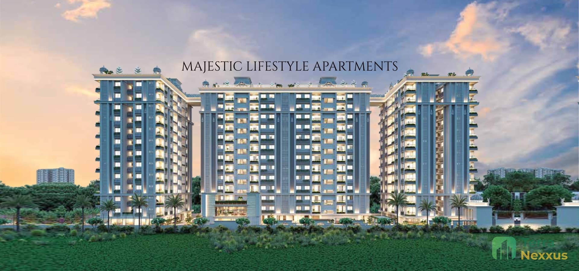 3 BHK Apartment in Ganesh Valencia, Naroda, Ahmedabad - side view in Ahmedabad