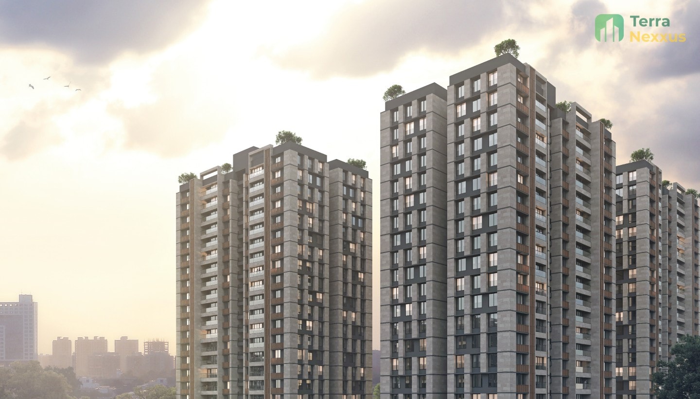 3 BHK Apartment in Indraprasth Shivanta, Ambli, Ahmedabad - exterior view in Ahmedabad