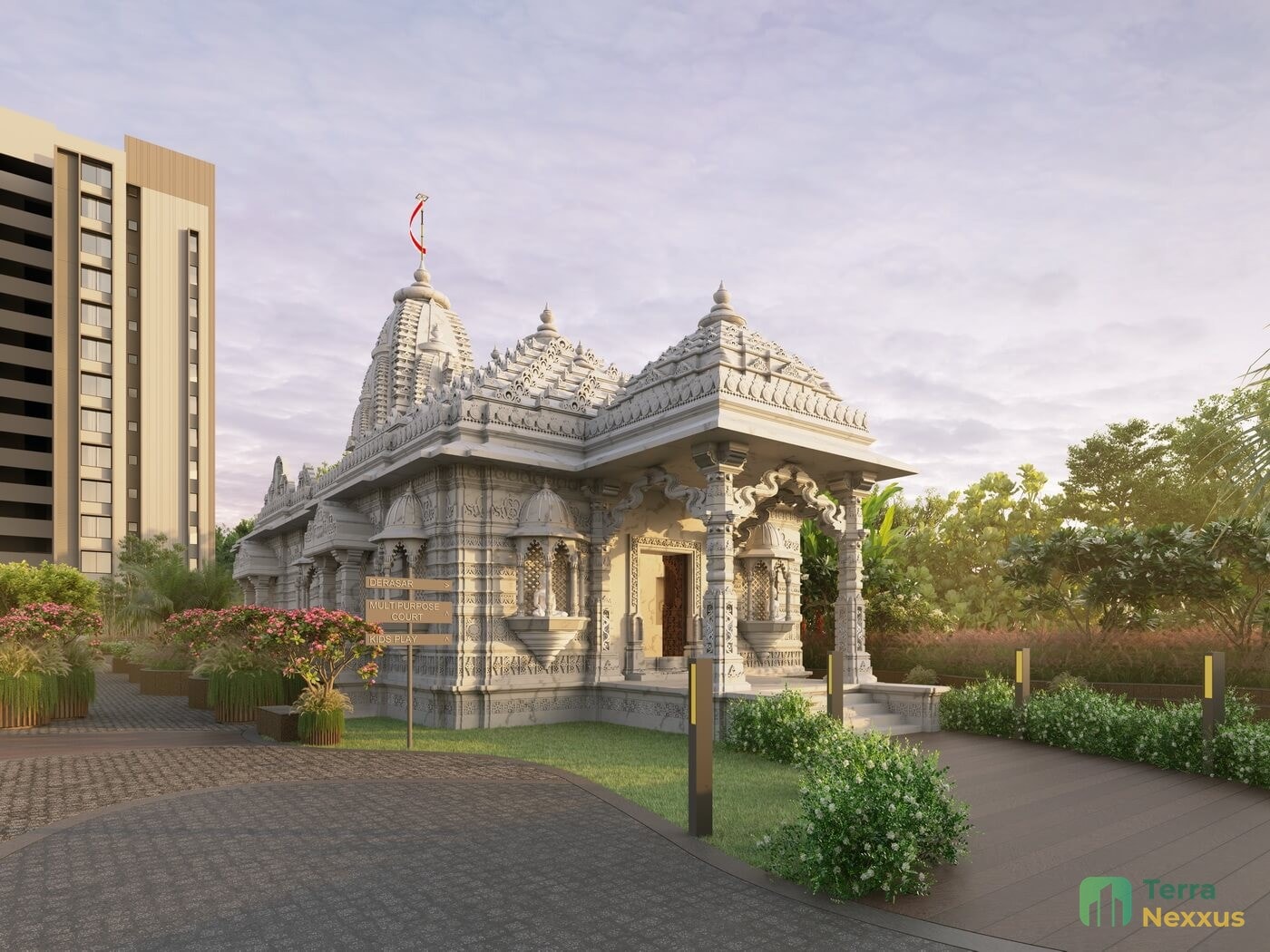 4 BHK Apartment in Kalpavatika, Sabarmati, Ahmedabad - side view in Ahmedabad