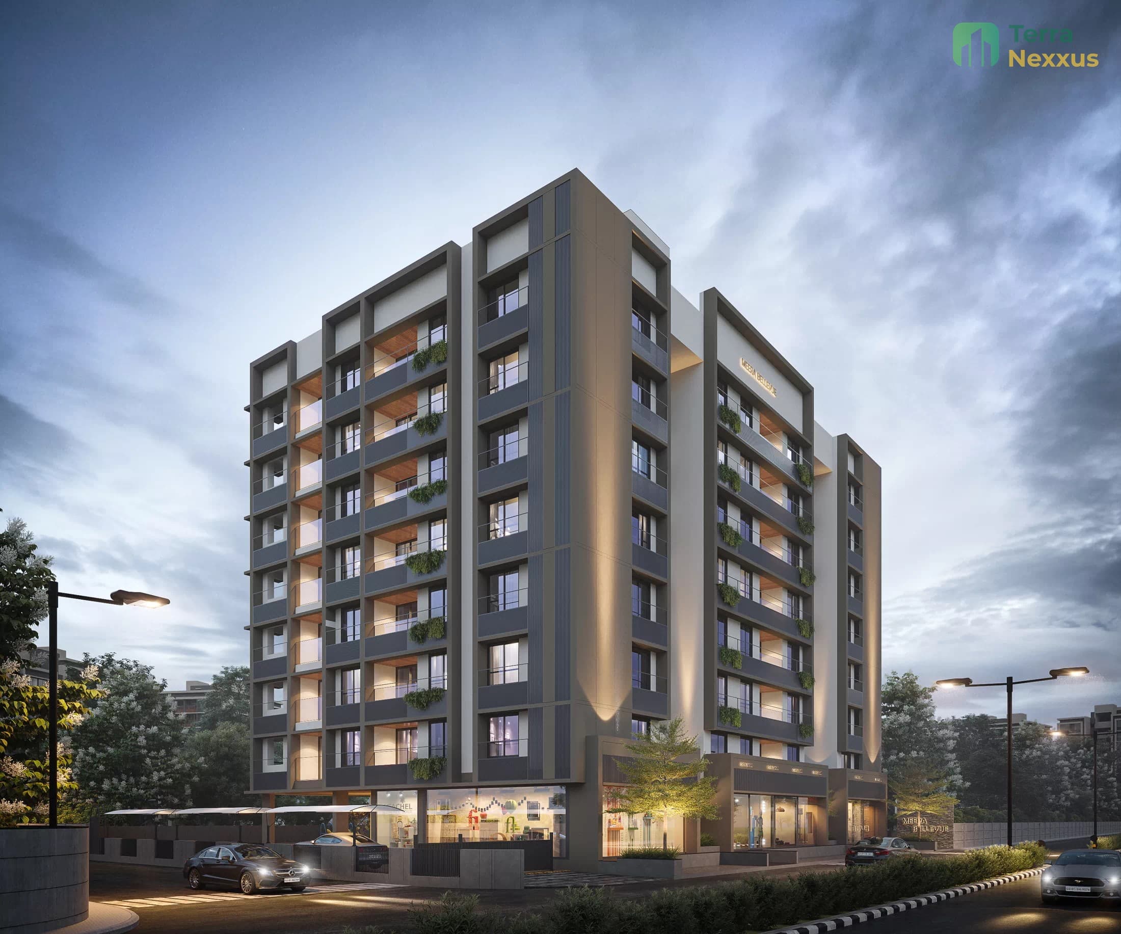 Shop in Meera Bellevue, Raysan, Gandhinagar