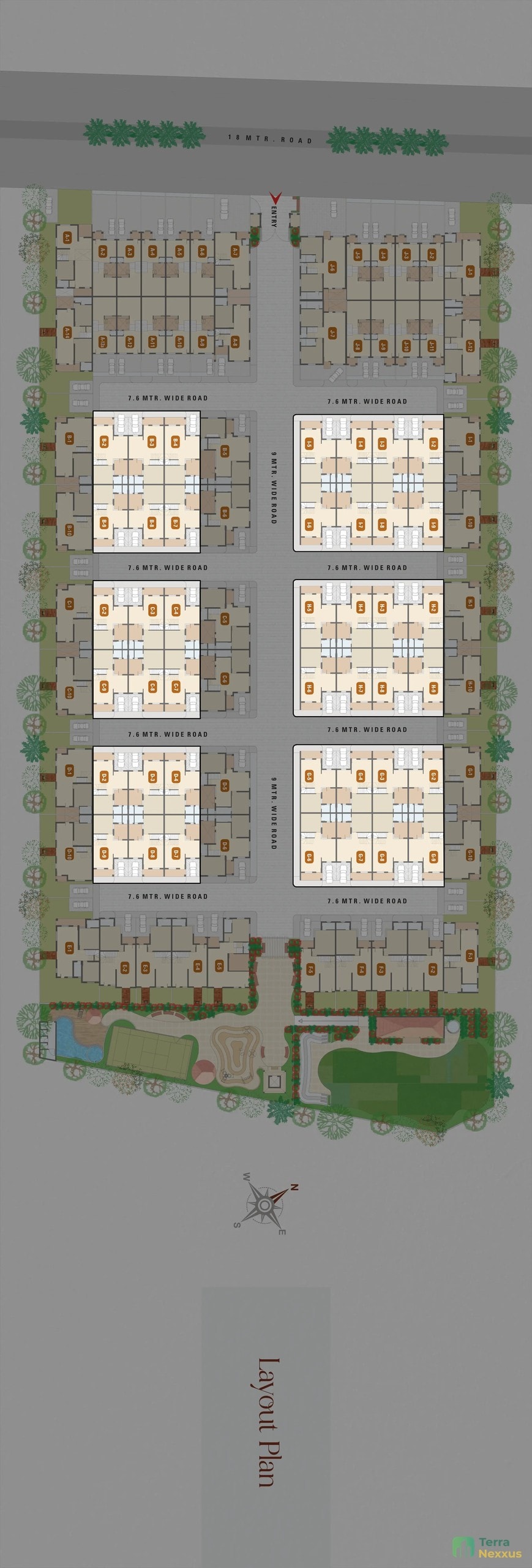 3 BHK Villa in Om Courtyard, Vinzol, Ahmedabad - exterior view in Ahmedabad