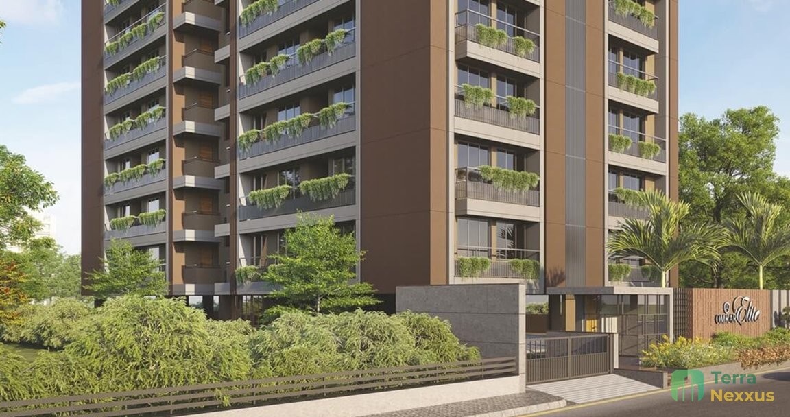 2 BHK Apartment in Omkar Elite, Bareja, Ahmedabad - side view in Ahmedabad