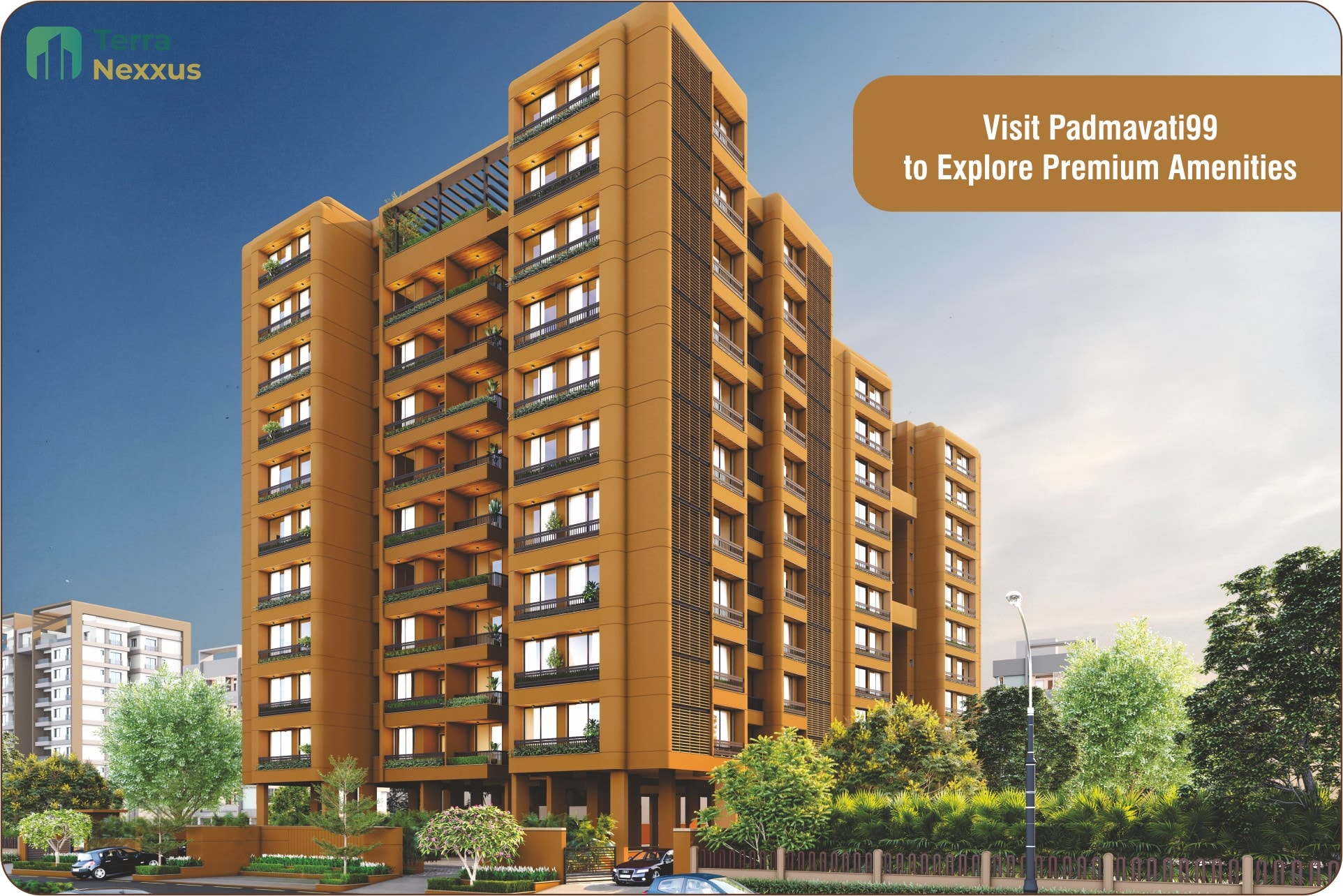 3 BHK Apartment in Padmavati99, Bopal, Ahmedabad - 3 BHK apartment for buy-new in Bopal, Ahmedabad - main view
