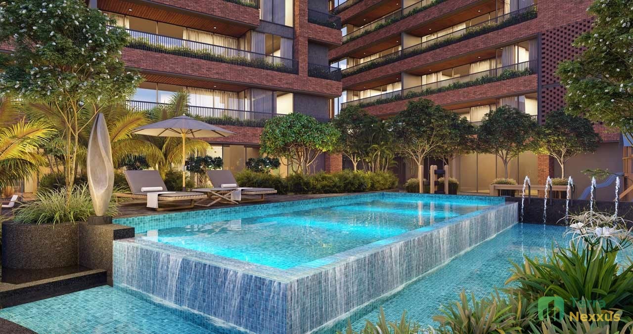 3 BHK Apartment in Pramukh Omkar Rivanta - 2, Randesan, Gandhinagar - side view in Gandhinagar