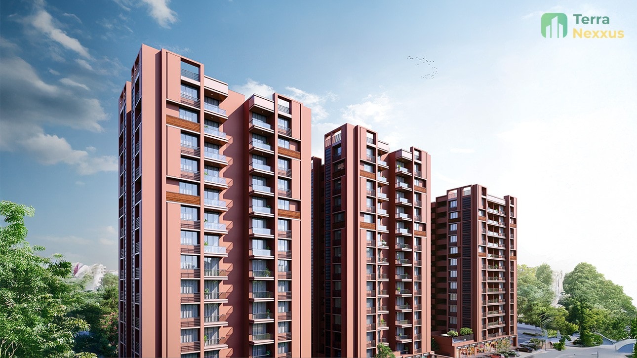 2 BHK Apartment in Radhe Parijat, Ramol, Ahmedabad - 2 BHK apartment for buy-new in Ramol, Ahmedabad - main view