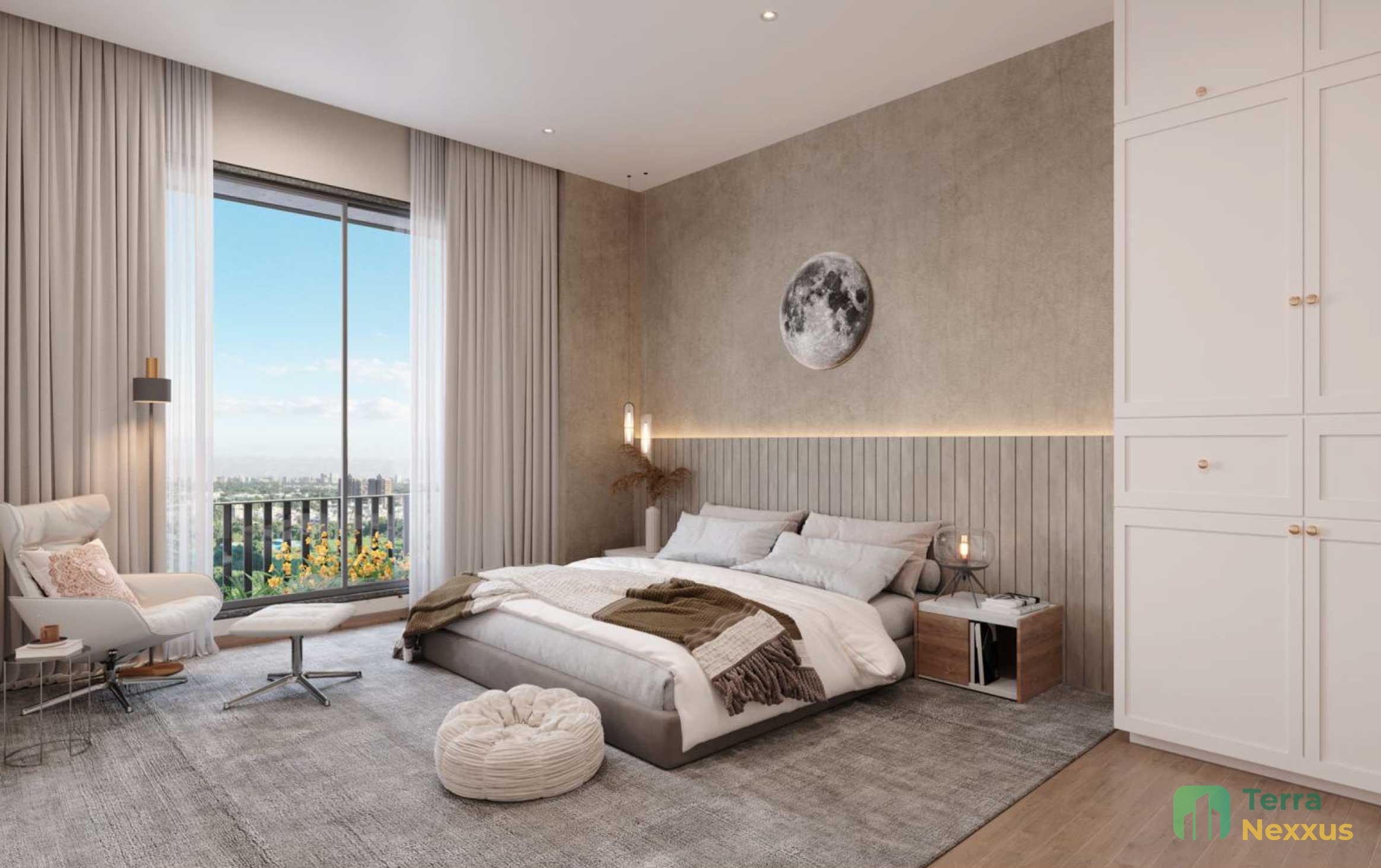 4 BHK Apartment in Rewa, Bodakdev, Ahmedabad - side view in Ahmedabad