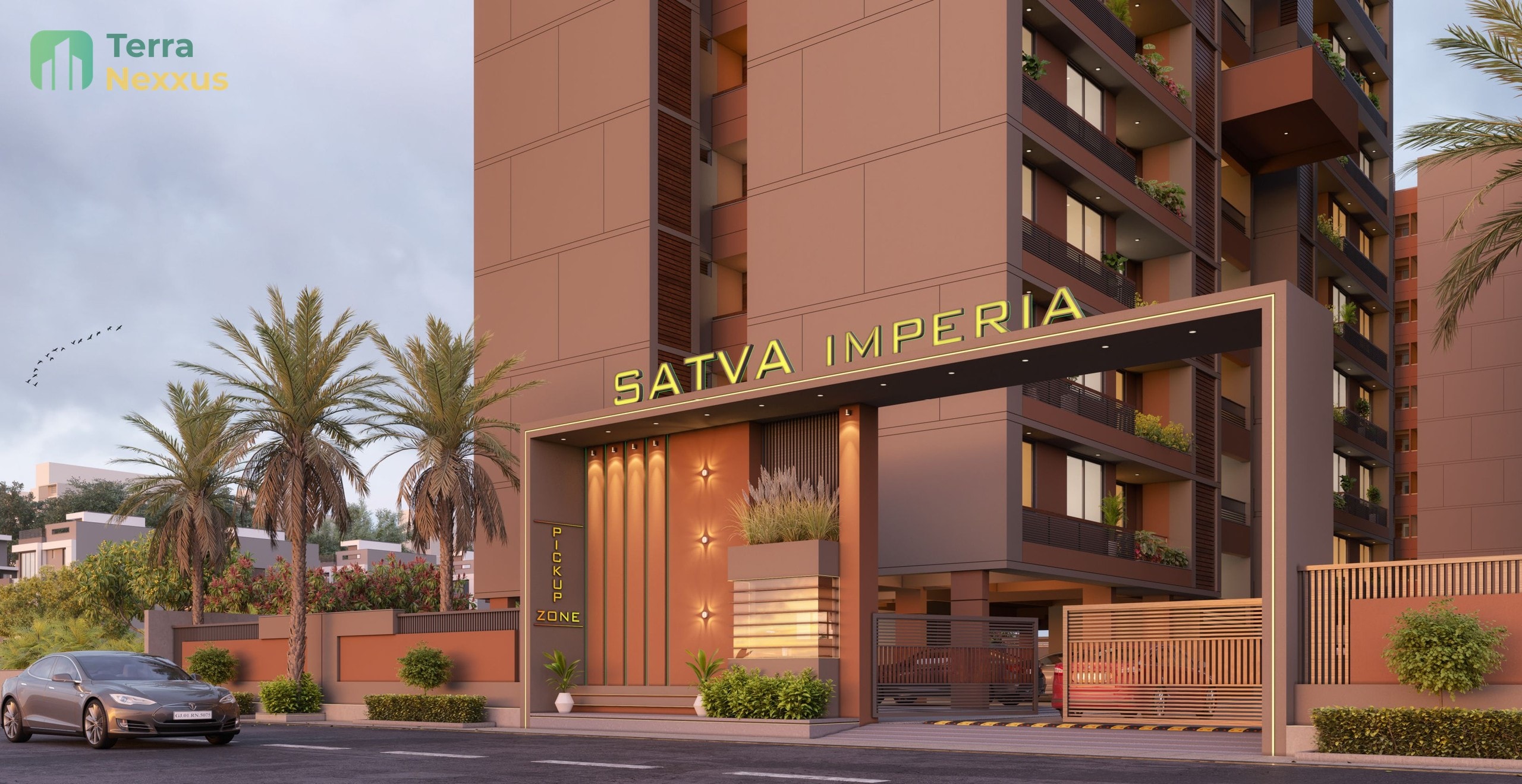 3 BHK Apartment in Satva Imperia, nava naroda, Ahmedabad - 3 BHK apartment for buy-new in nava naroda, Ahmedabad - main view