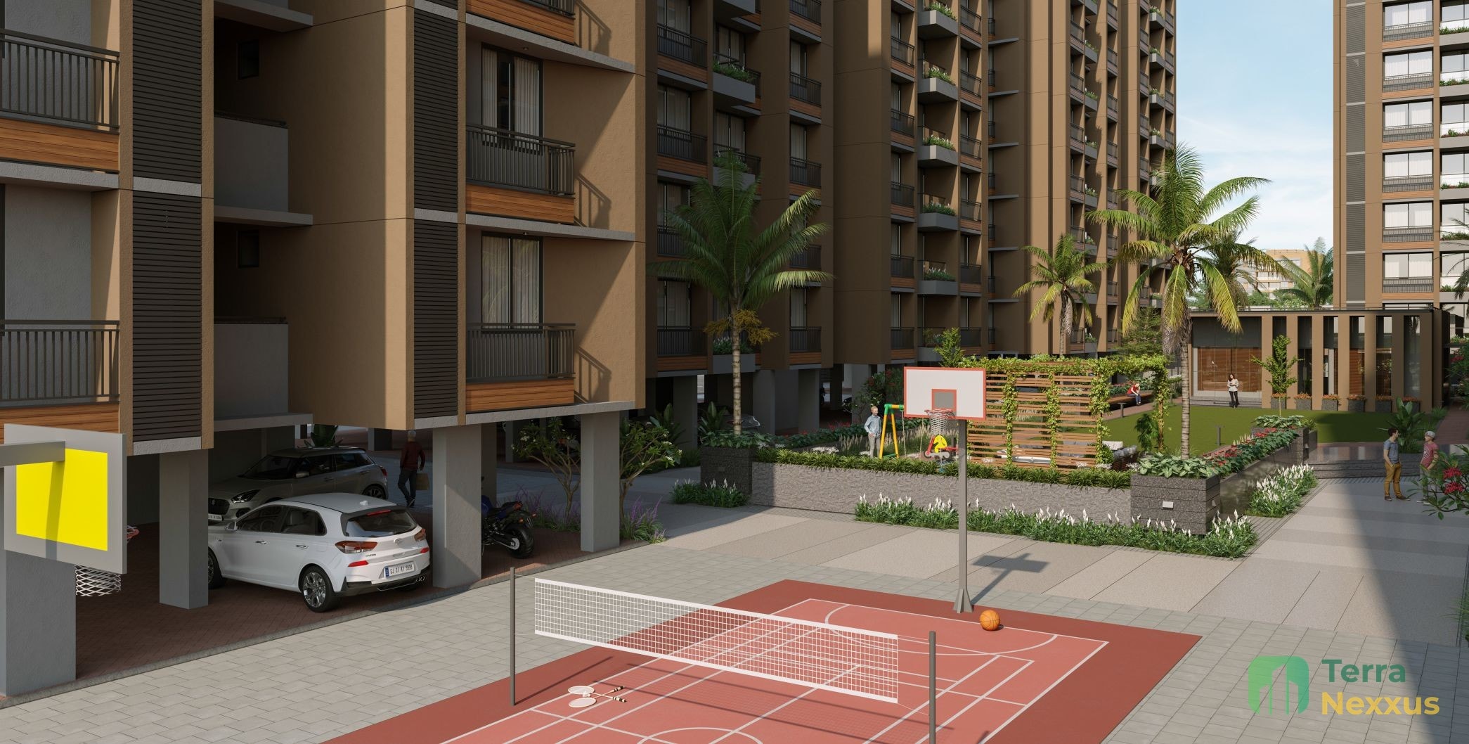 2 BHK Apartment in Satva Elegance, nava naroda, Ahmedabad - side view in Ahmedabad