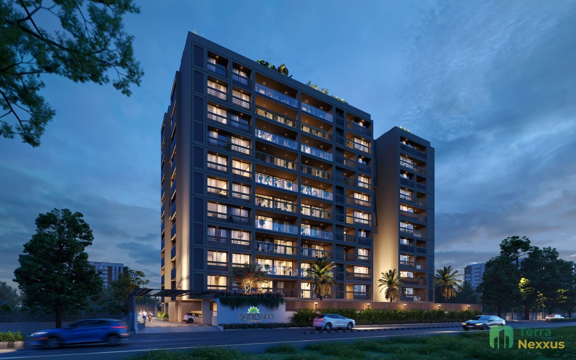3 BHK Apartment in Shlok Amaltas, Jagatpur, Ahmedabad - exterior view in Ahmedabad
