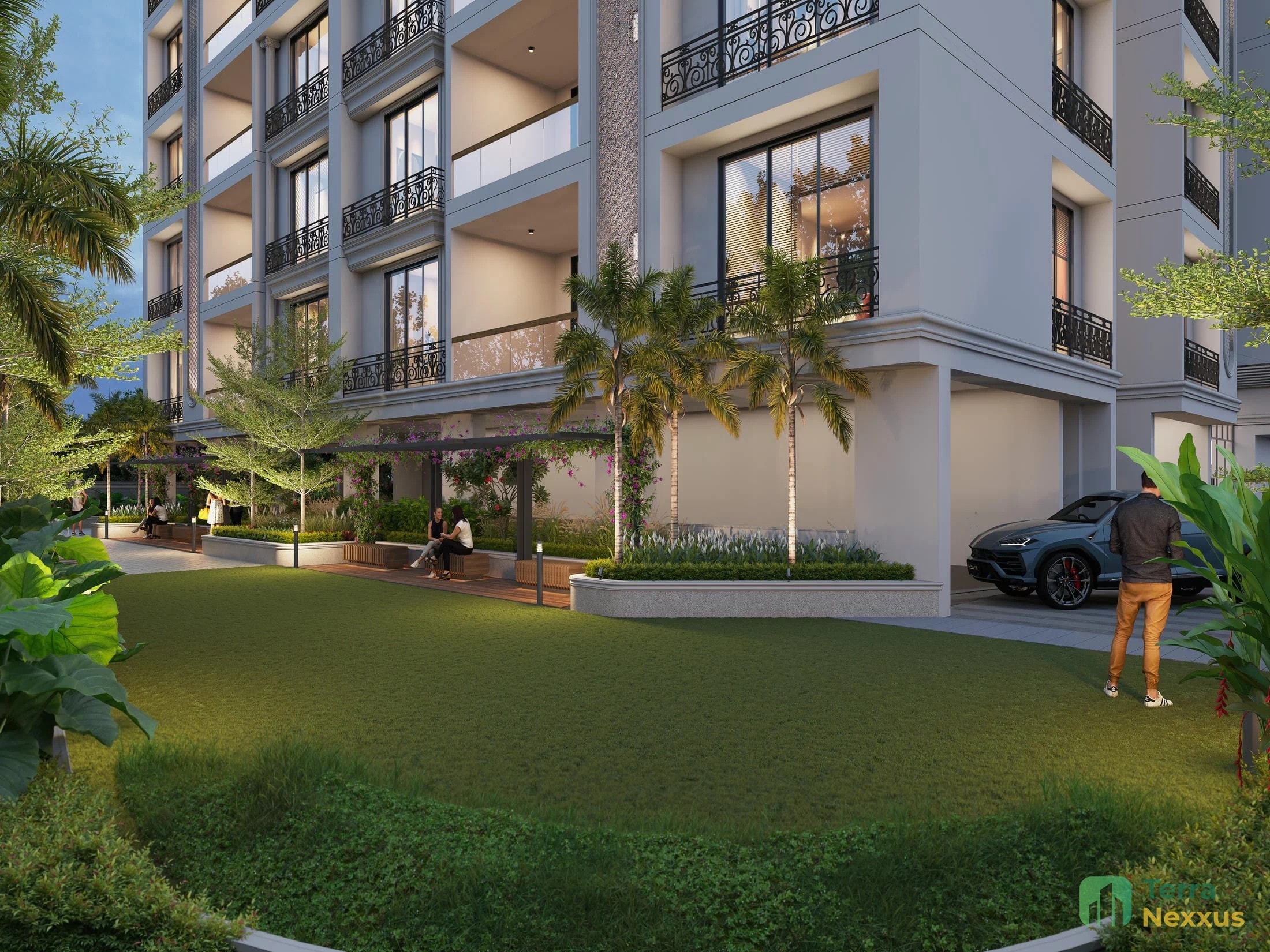 4 BHK Apartment in Shree Ganesh Royal, Koba, Gandhinagar - side view in Gandhinagar