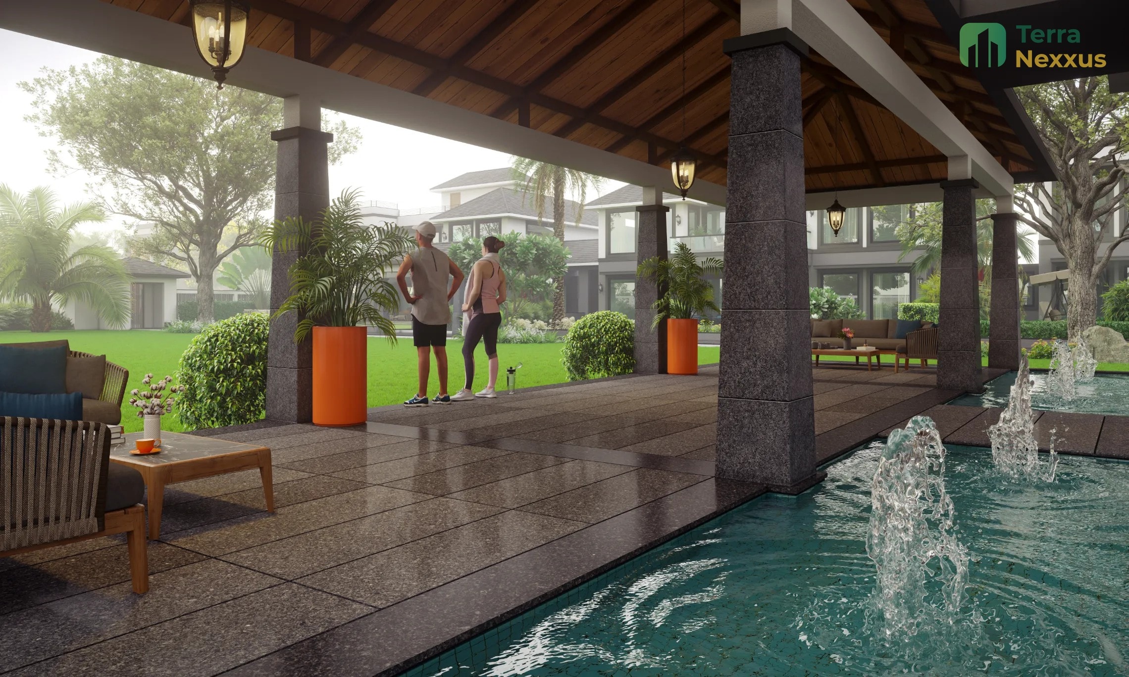 2 BHK Villa in Shree Vrundavan Villa 8, Khodiyar, Ahmedabad - side view in Ahmedabad