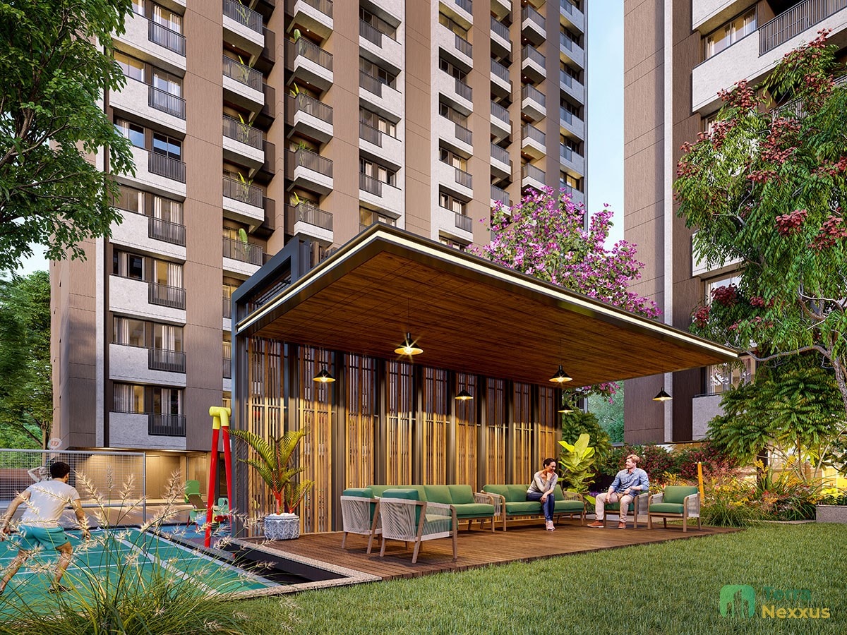 2 BHK Apartment in Shubham Pleasure, Sanand, Ahmedabad - side view in Ahmedabad