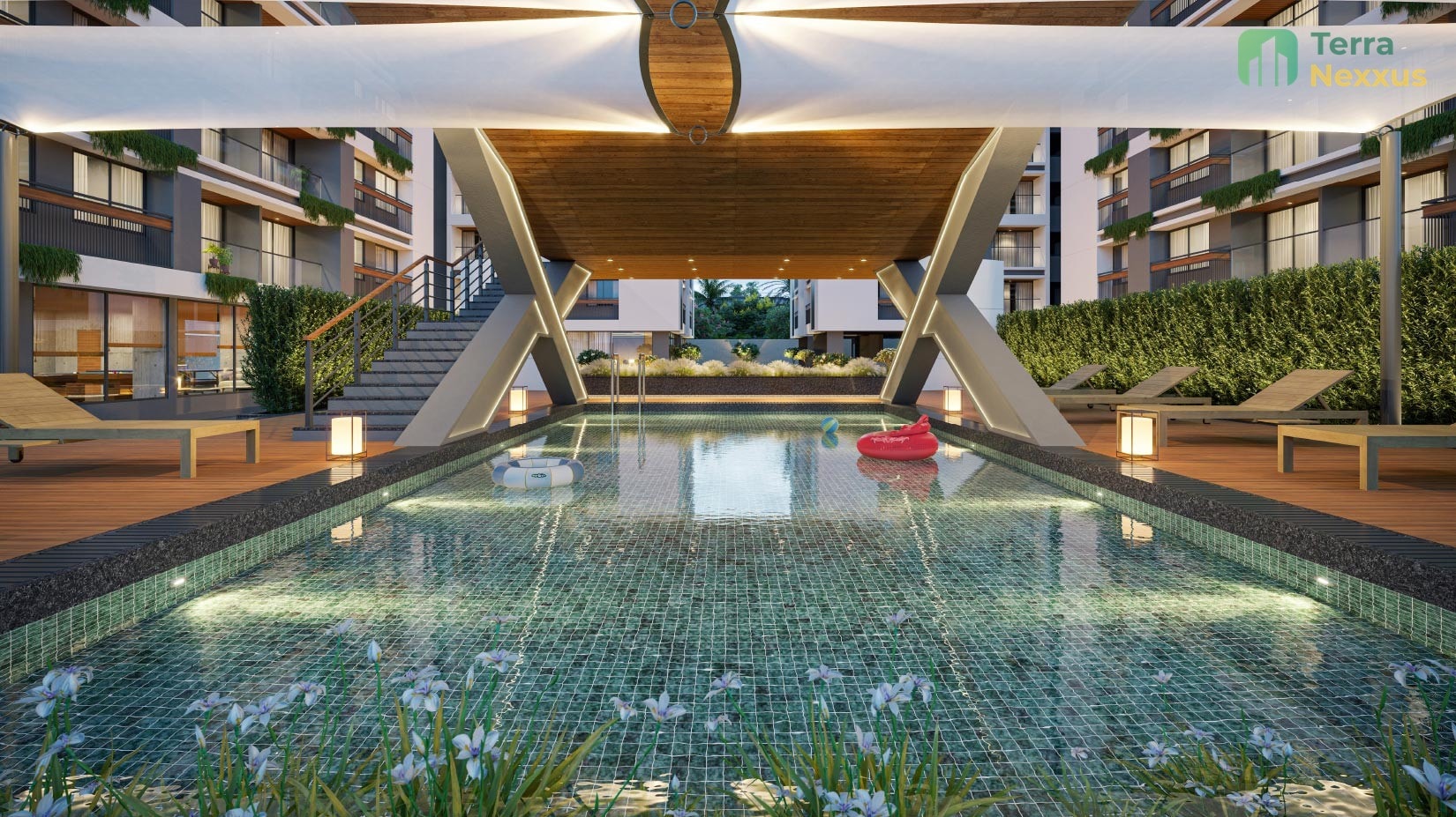 3 BHK Apartment in Shyam 242, Lambha, Ahmedabad - side view in Ahmedabad
